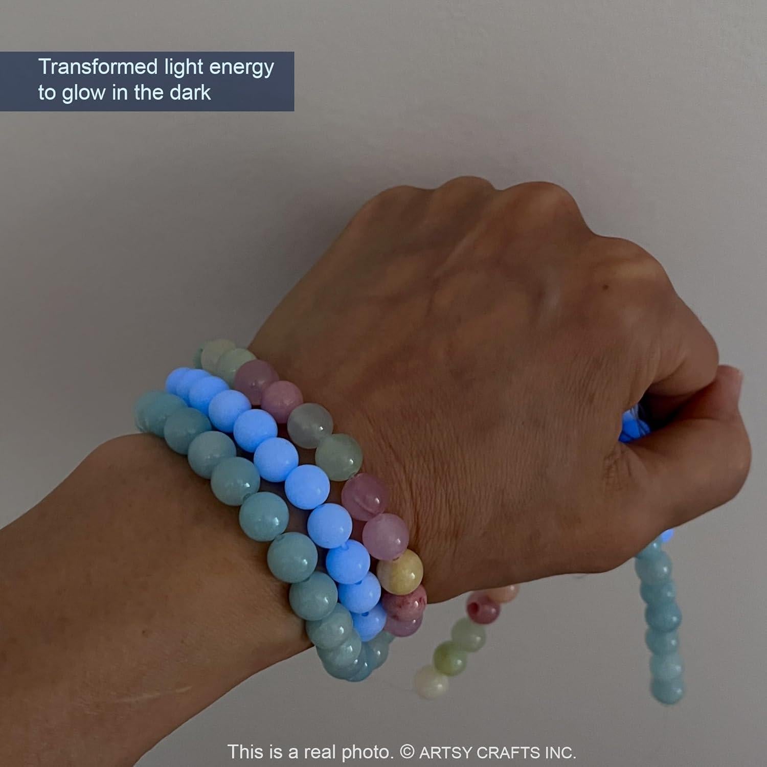 Perlas de Piedra Natural 150 Pcs 8mm ARTSY CRAFTS Joyería