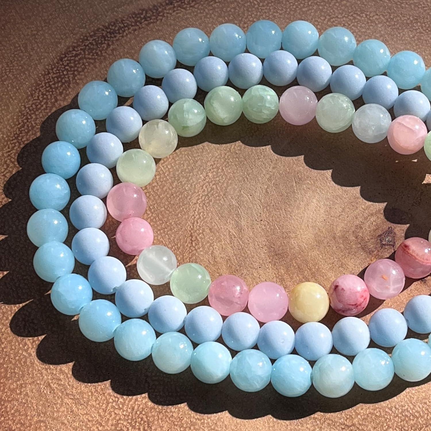 Perlas de Piedra Natural 150 Pcs 8mm ARTSY CRAFTS Joyería