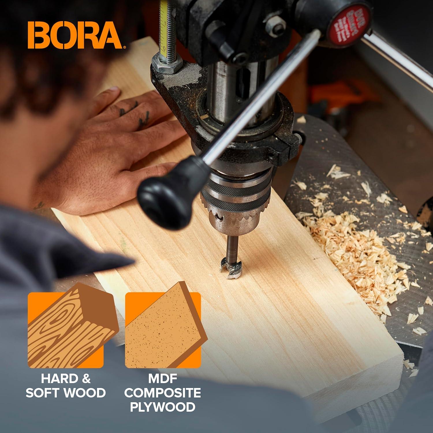 Broca Forstner BORA BFB-009744 25mm Diámetro 89mm Longitud