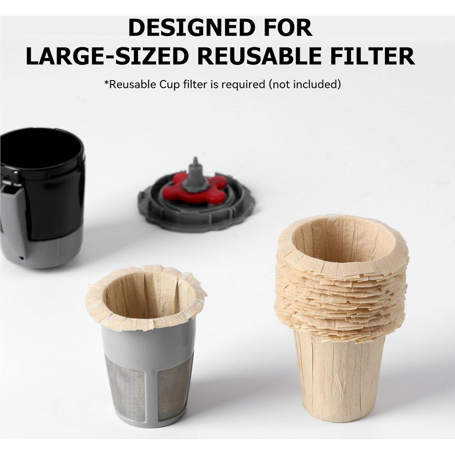 Filtros de café desechables Fanativita 100 unidades sin blanquear