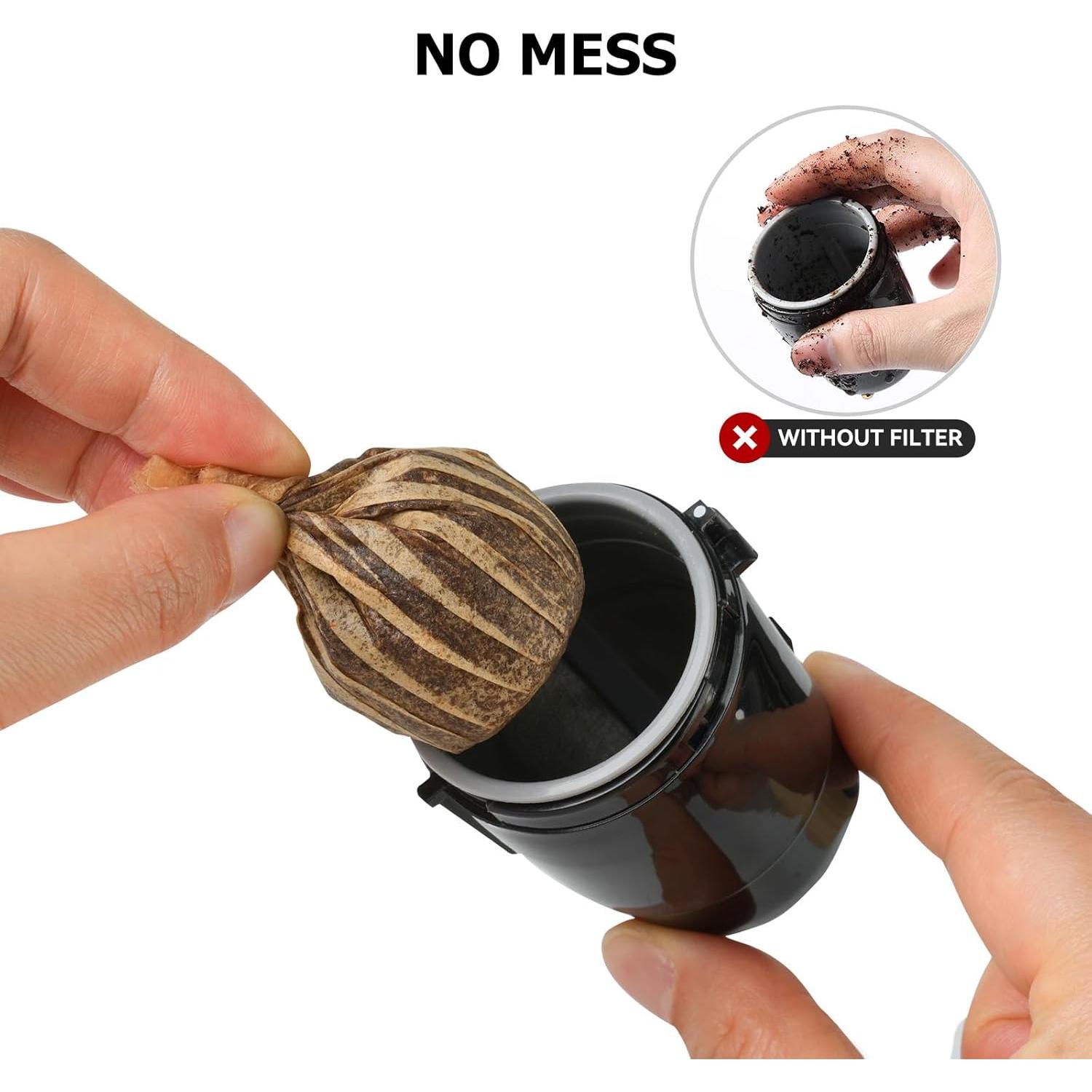 Filtros de café desechables Fanativita 100 unidades sin blanquear