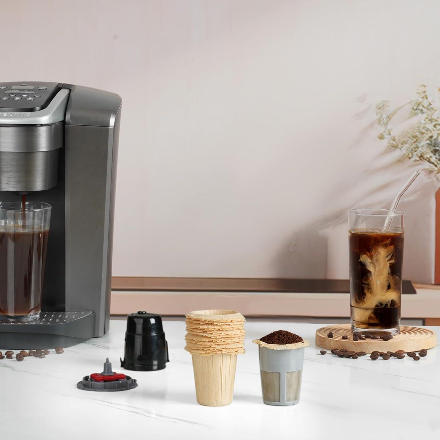 Filtros de café desechables Fanativita 100 unidades sin blanquear