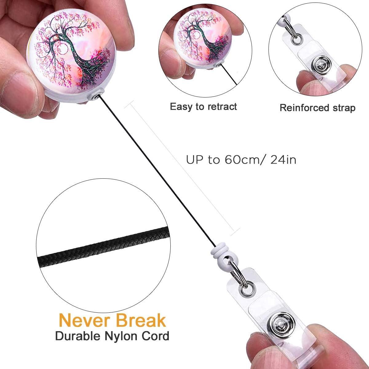 Ruedas de Insignia Retráctiles WoEluone Árbol de la Vida 3 Pcs