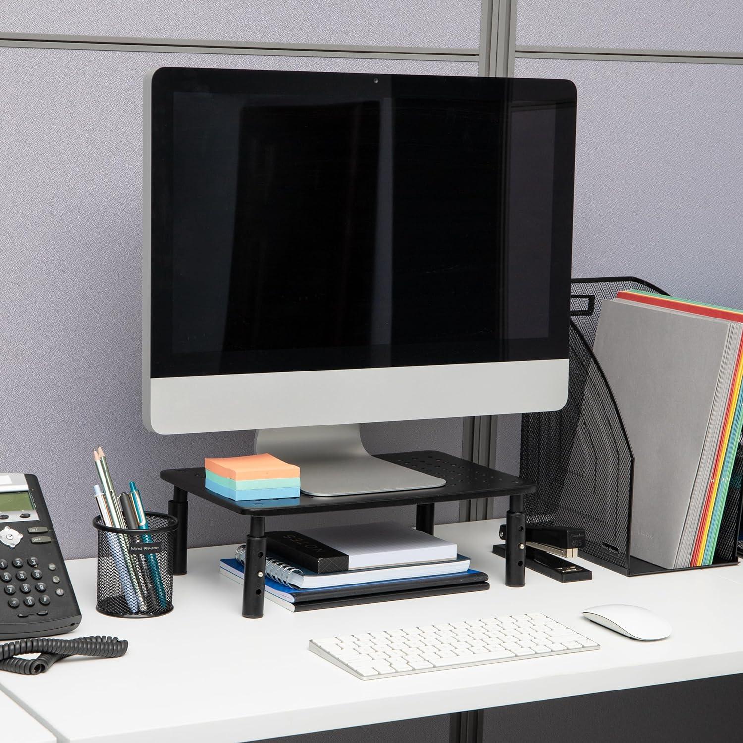 Soporte para Monitor Mind Reader Ajustable Metal Negro 19.96 kg