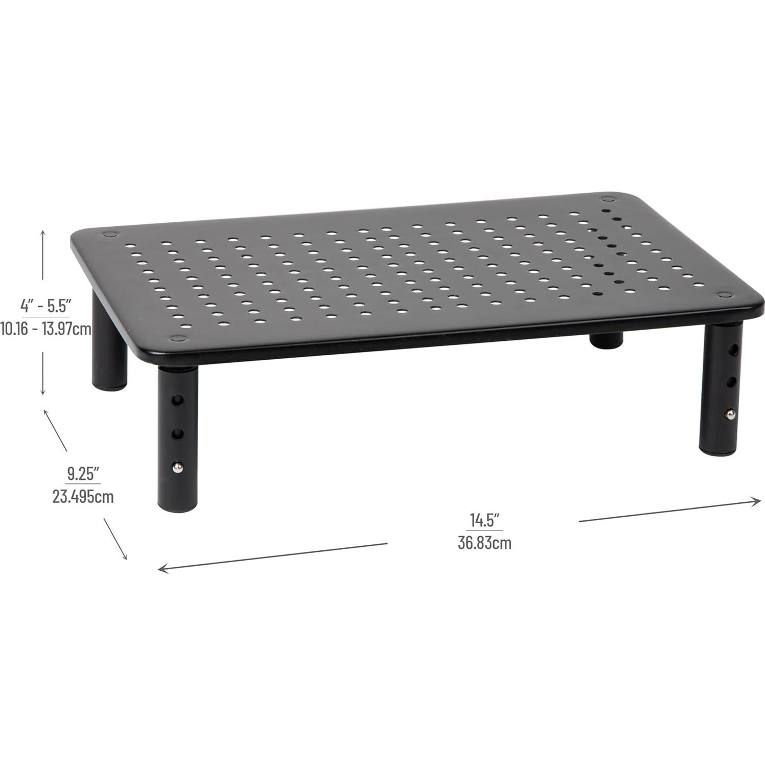 Soporte para Monitor Mind Reader Ajustable Metal Negro 19.96 kg