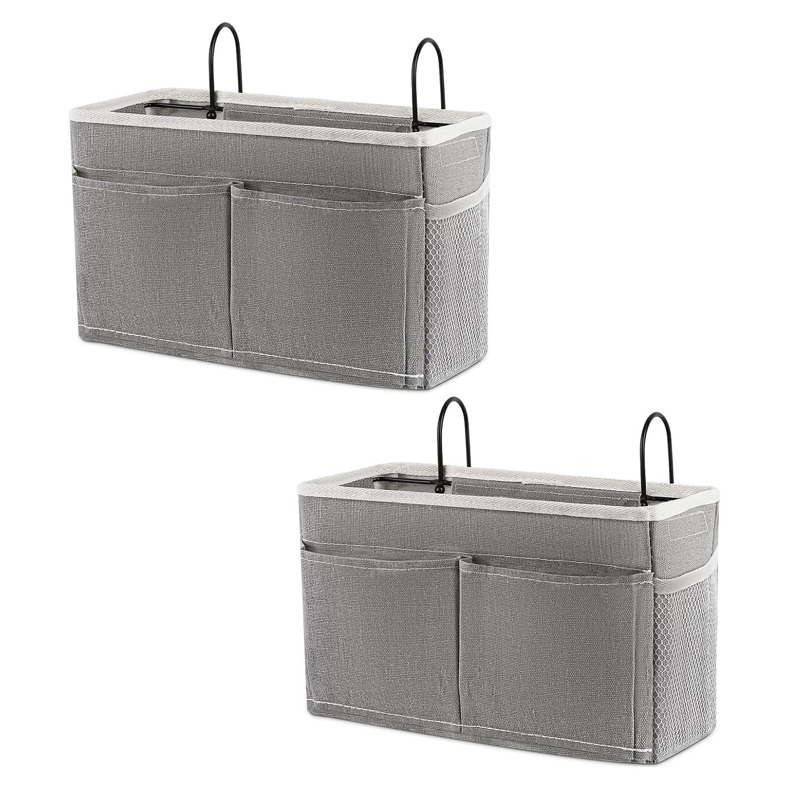 Cesta de Almacenamiento Colgante Retyion 2Pack Gris para Dormitorio