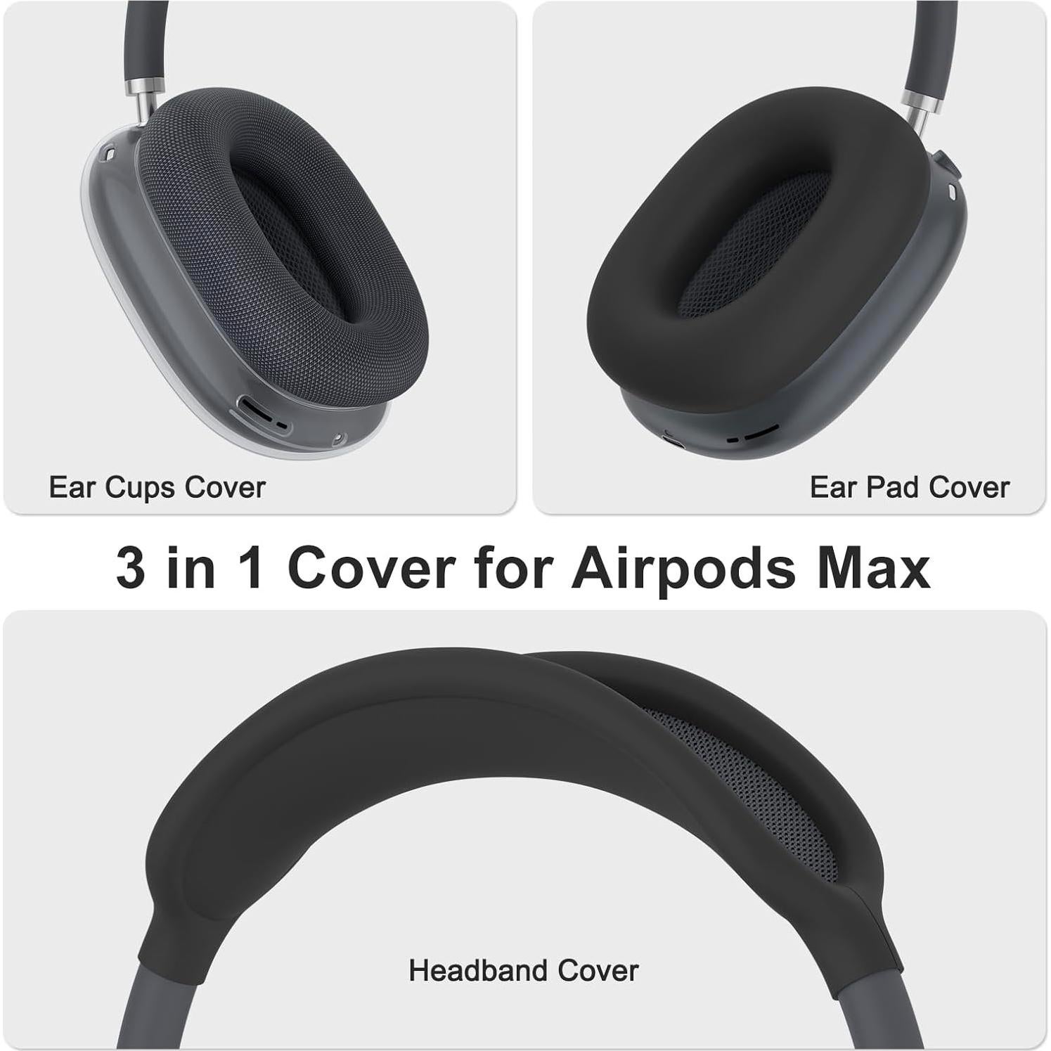 Funda de Silicona Meliya para Auriculares AirPods Max 2024/2020