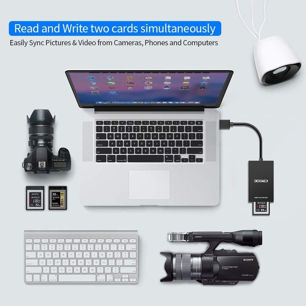 Lector de Tarjetas XQD y SD Rocketek USB 3.0 5Gbps