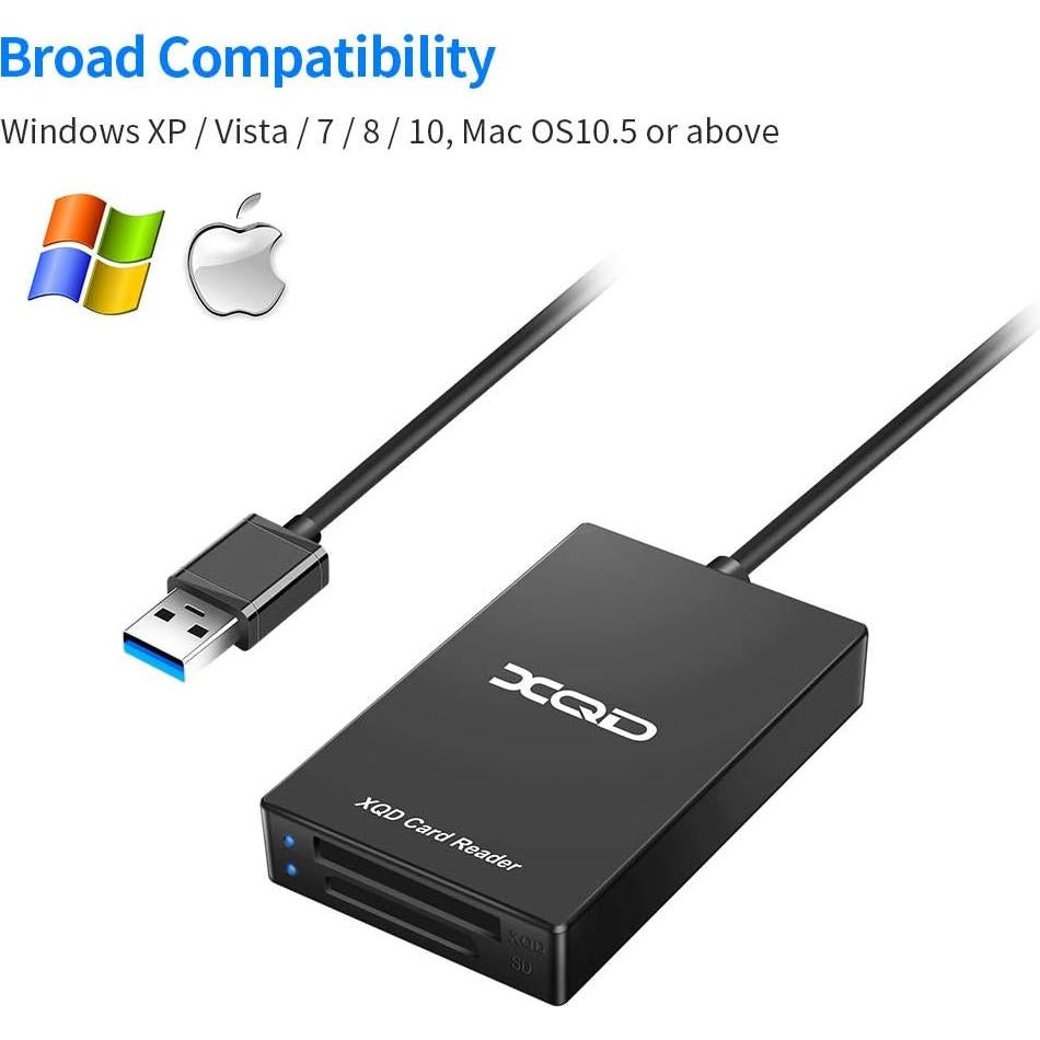 Lector de Tarjetas XQD y SD Rocketek USB 3.0 5Gbps