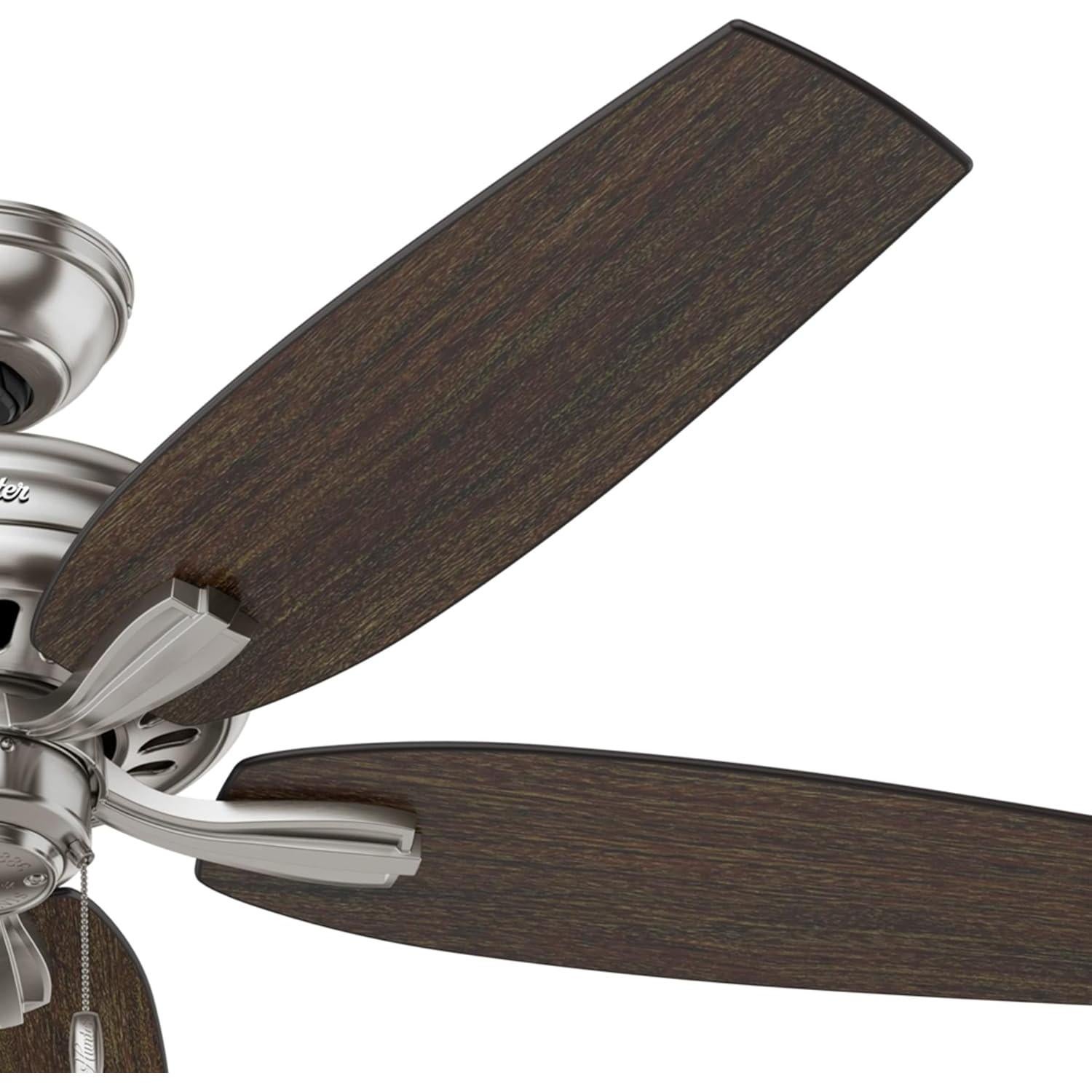 Ventilador de Techo Hunter Newsome 132 cm Níquel Cepillado