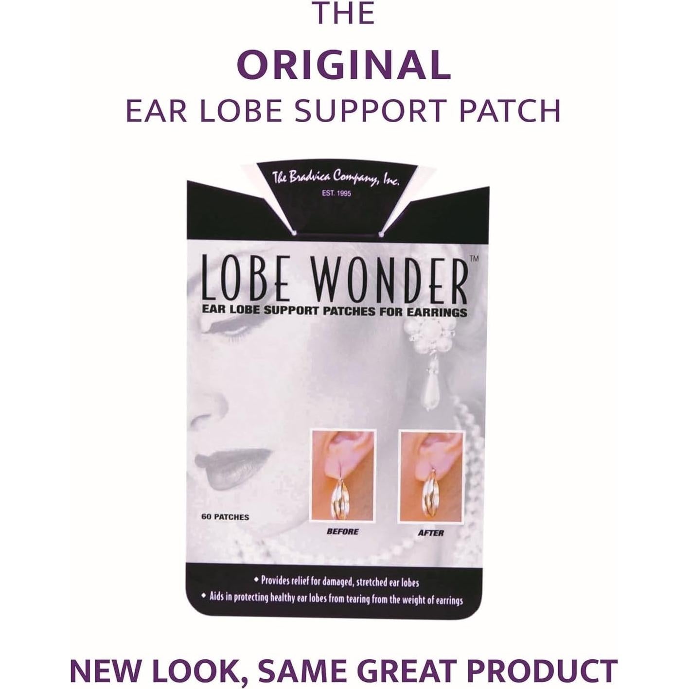 Parches de Soporte para Lóbulo de Oreja Lobe Wonder - 120 Unidades
