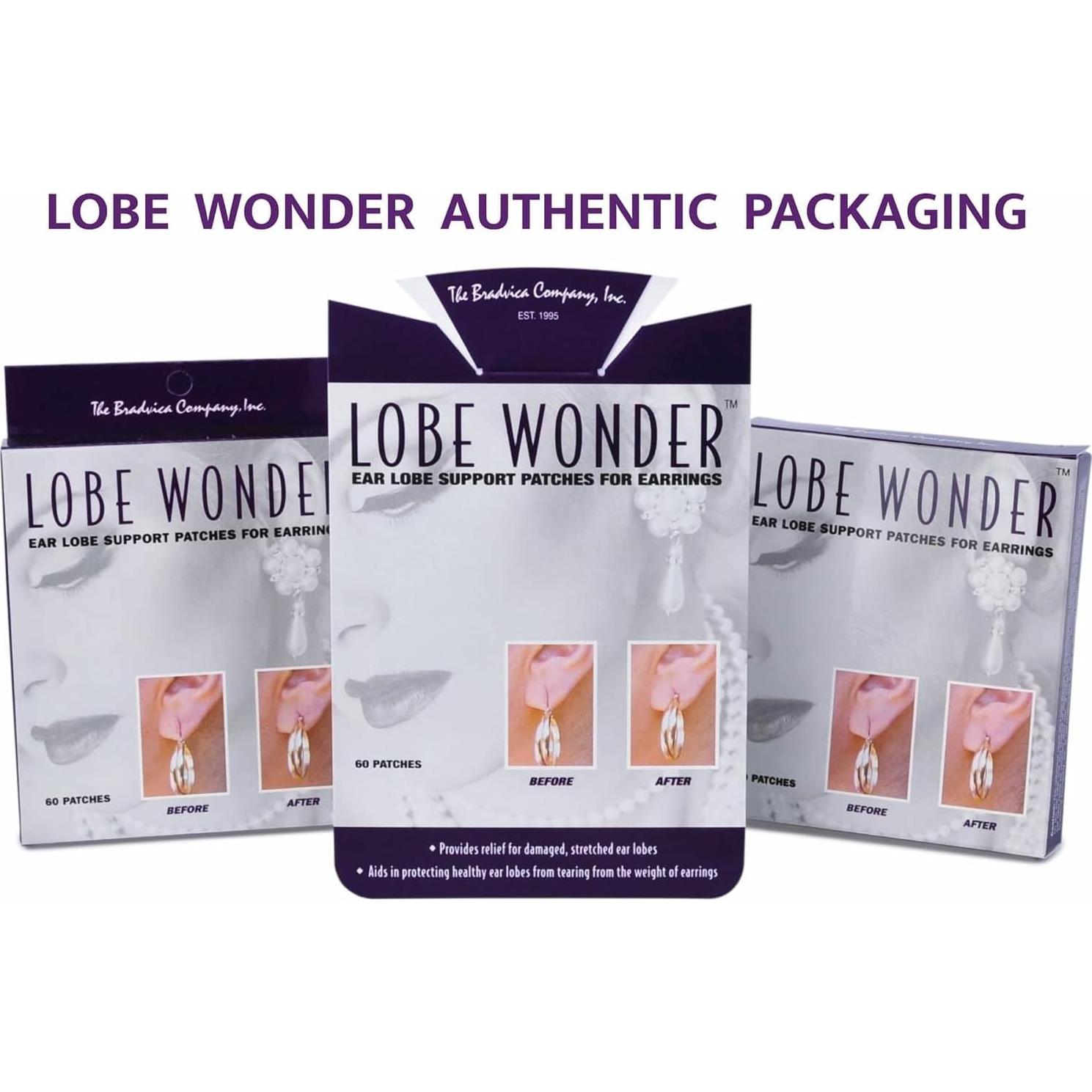 Parches de Soporte para Lóbulo de Oreja Lobe Wonder - 120 Unidades