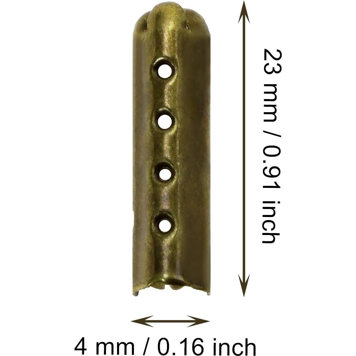 Aglets de Cobre Tupalizy 30PCS para Cordones de Zapatos