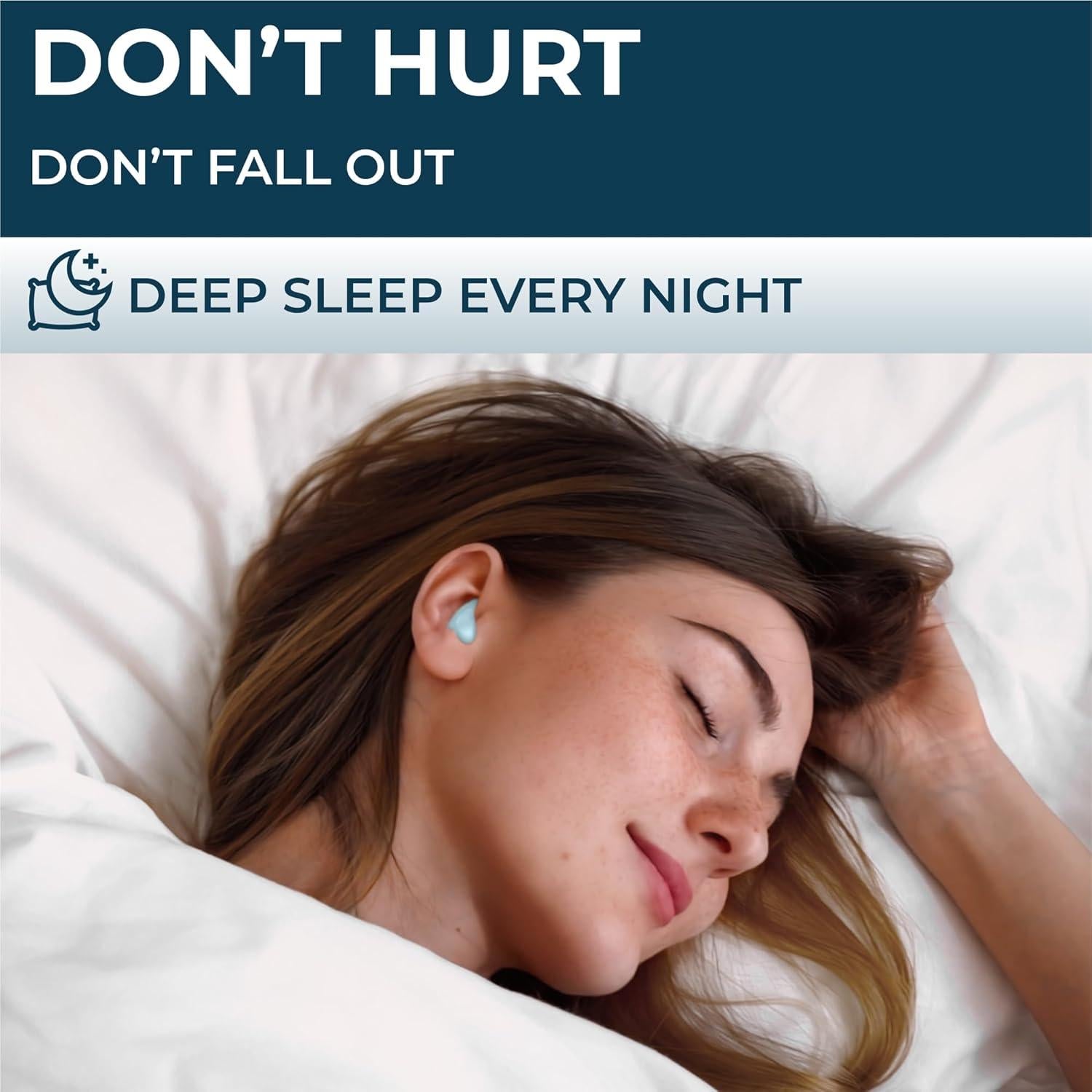 Tapones para oídos de cera Peace&Quiet 28 unidades azul