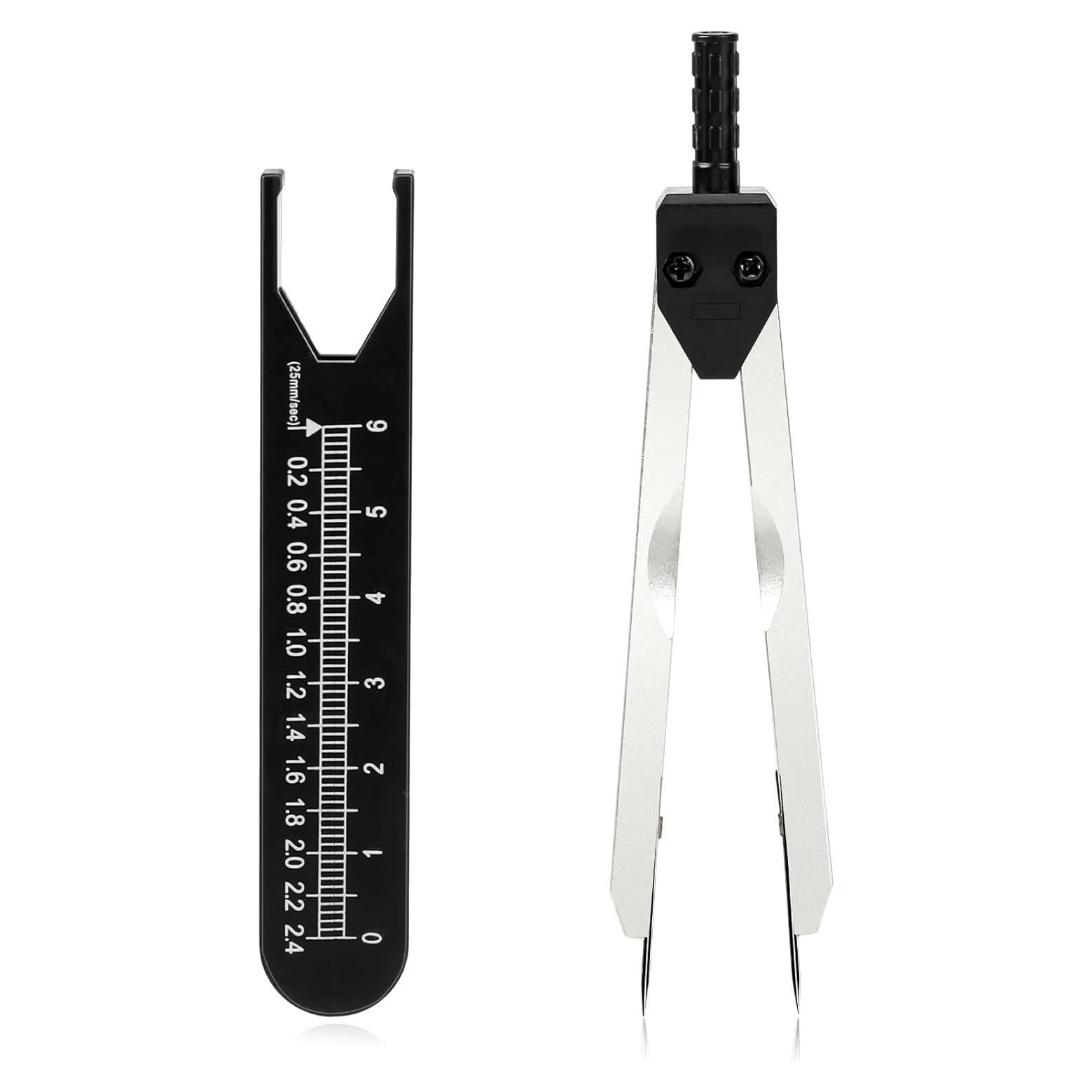 Calibrador EKG MOZEAT LENS 2 Piezas Negro 11.5 cm