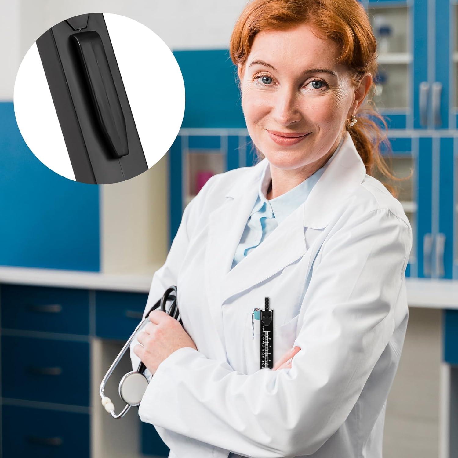 Calibrador EKG MOZEAT LENS 2 Piezas Negro 11.5 cm