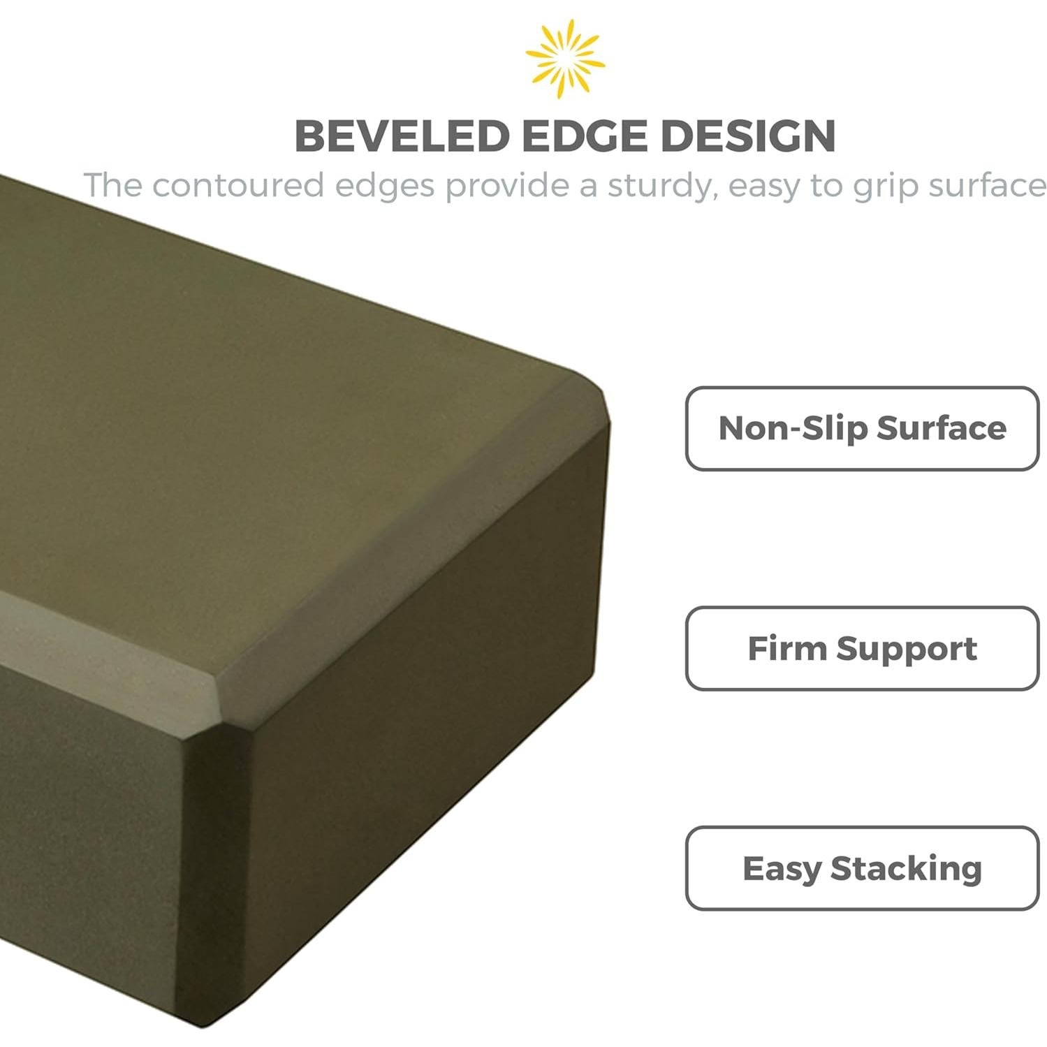 Bloques de Yoga Sunshine 10 Piezas EVA 7.62 cm Antideslizantes