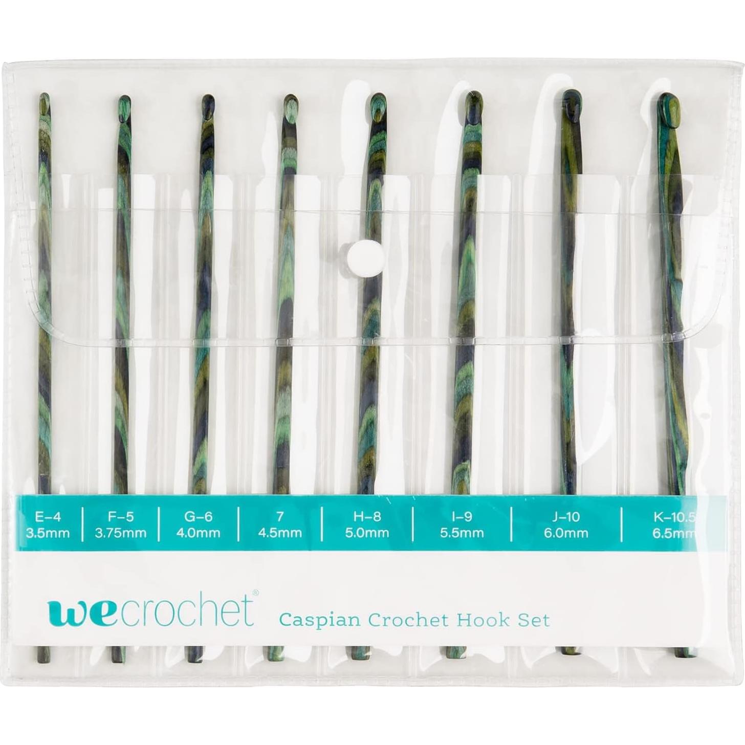 Juego de Ganchillos de Madera Knit Picks Caspian 8 Piezas