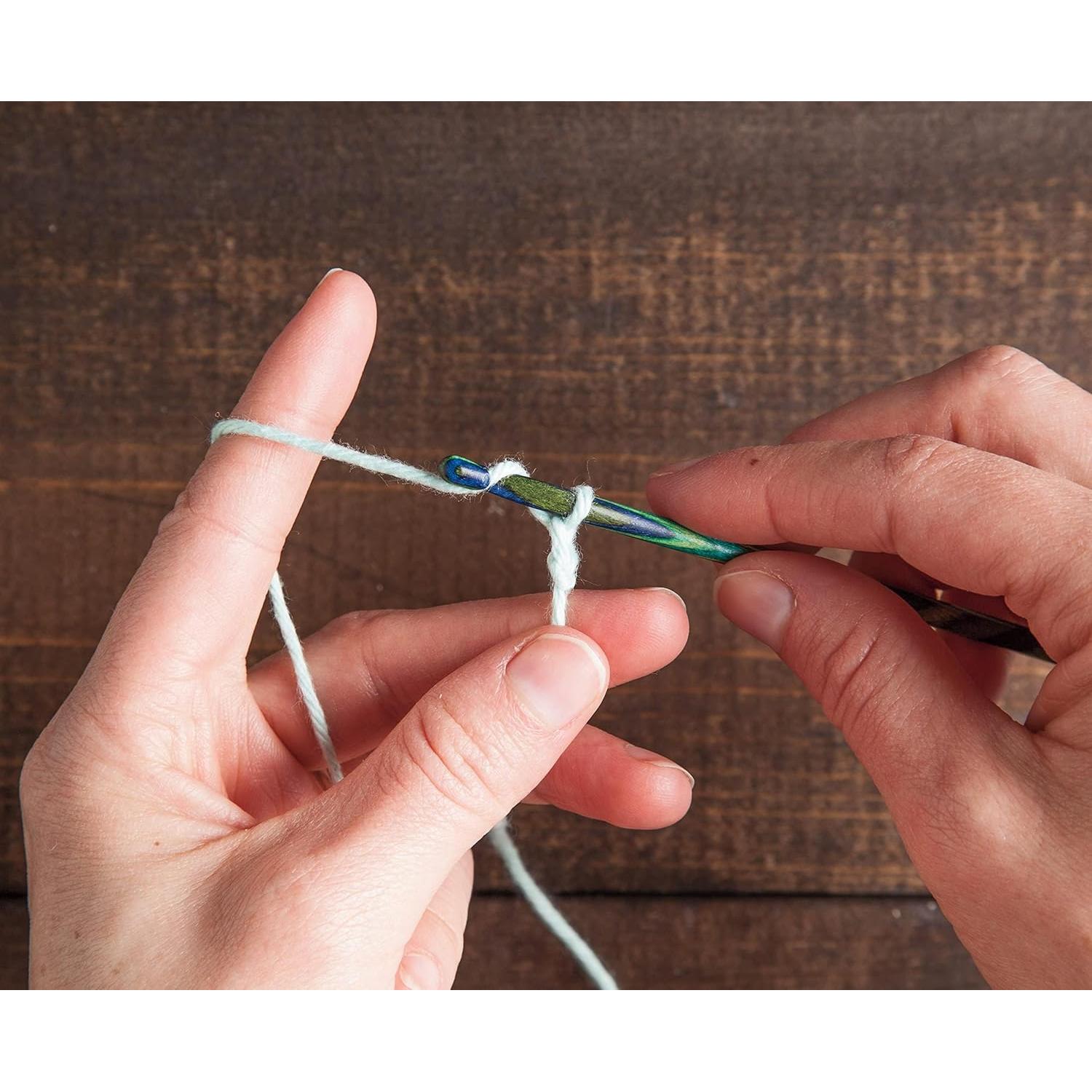 Juego de Ganchillos de Madera Knit Picks Caspian 8 Piezas