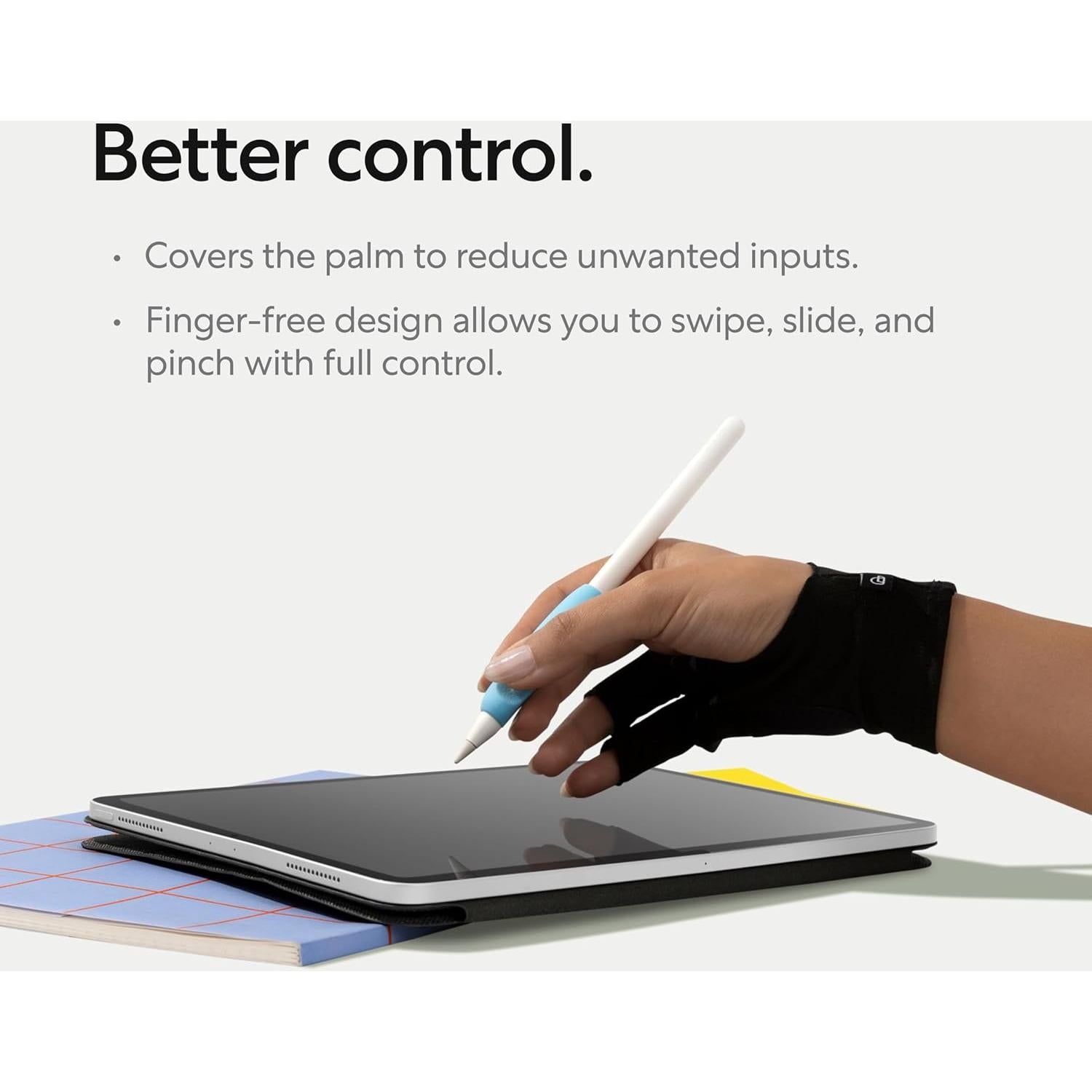 Guante de Dibujo Paperlike para iPad - Tamaño L, Unisex