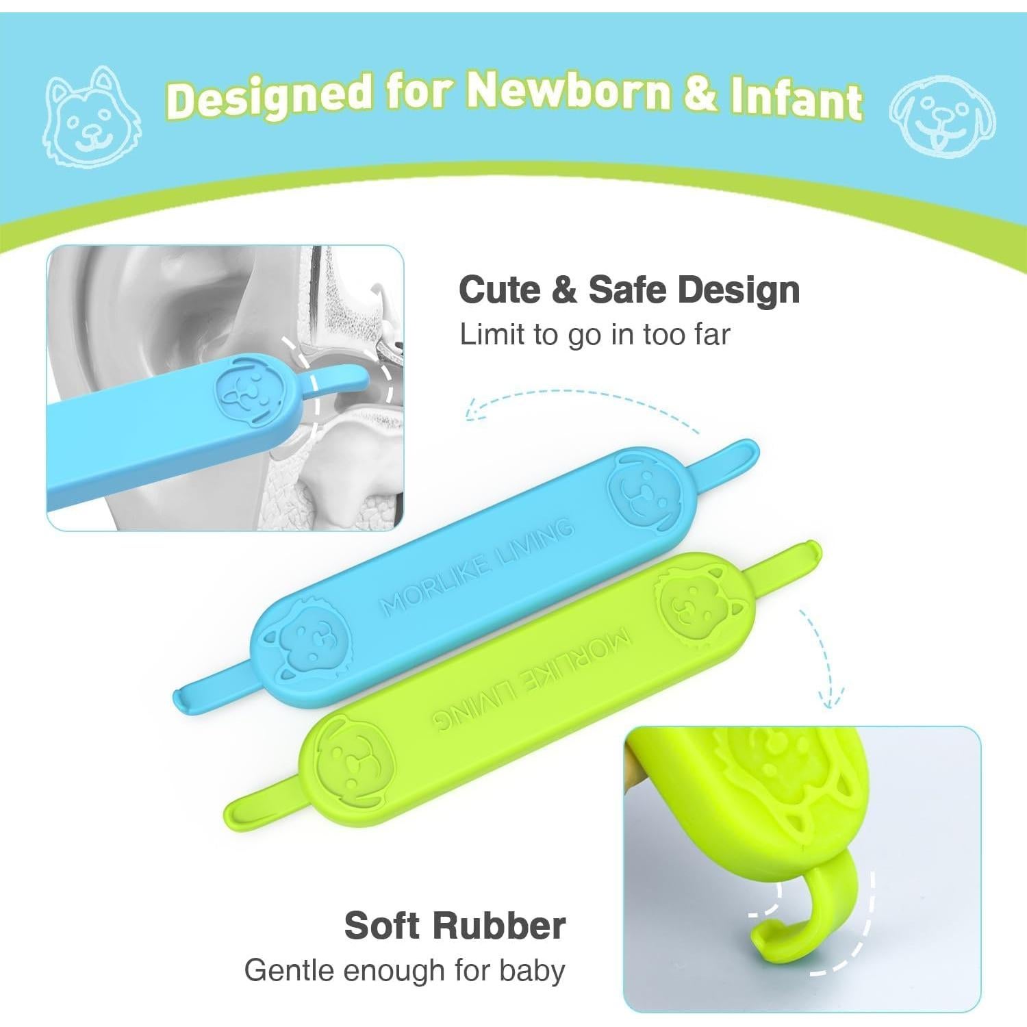 Limpiador de Nariz y Oído MORLIKE LIVING para Bebés