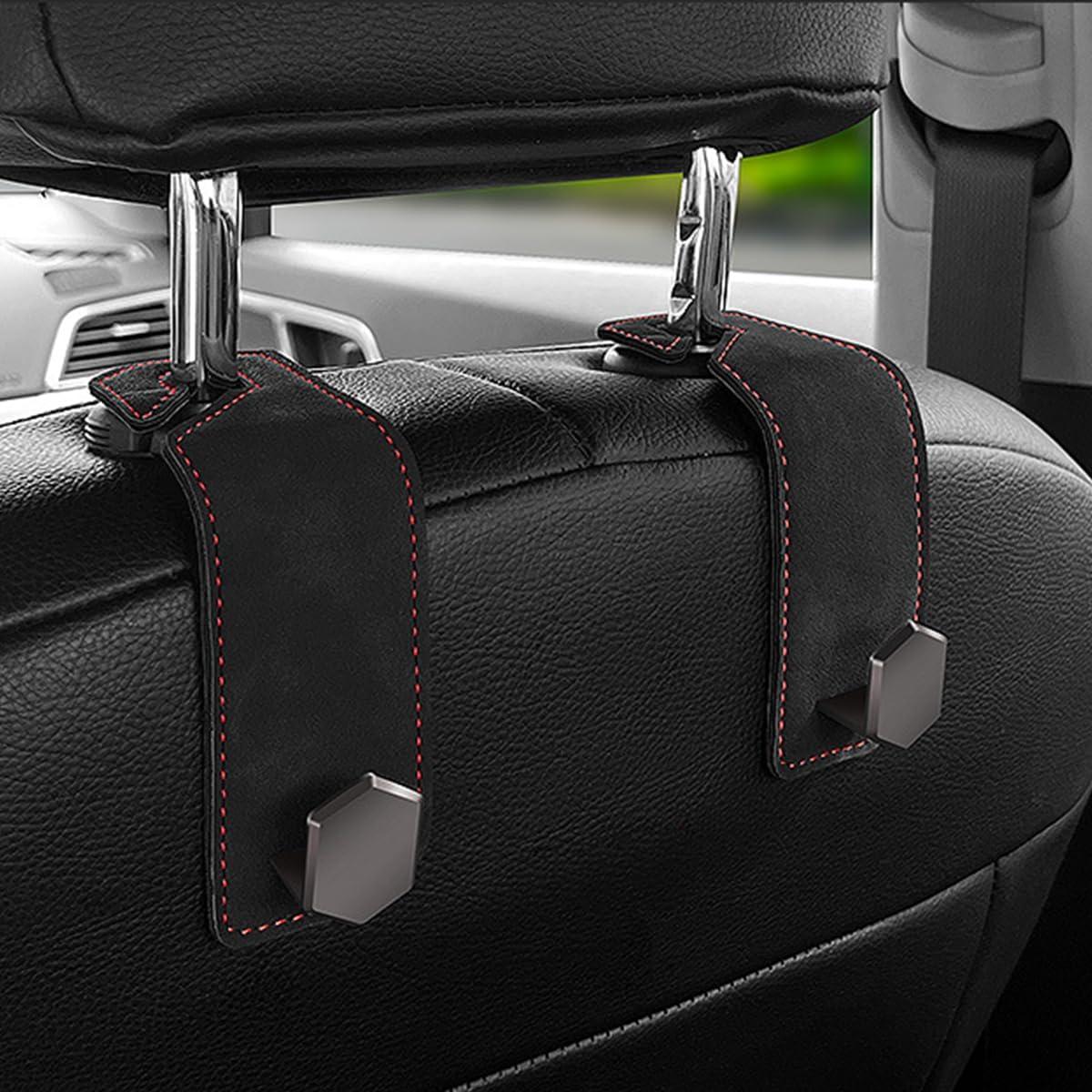 Ganchos para Reposacabezas de Coche Bittwee 4PCS Negro