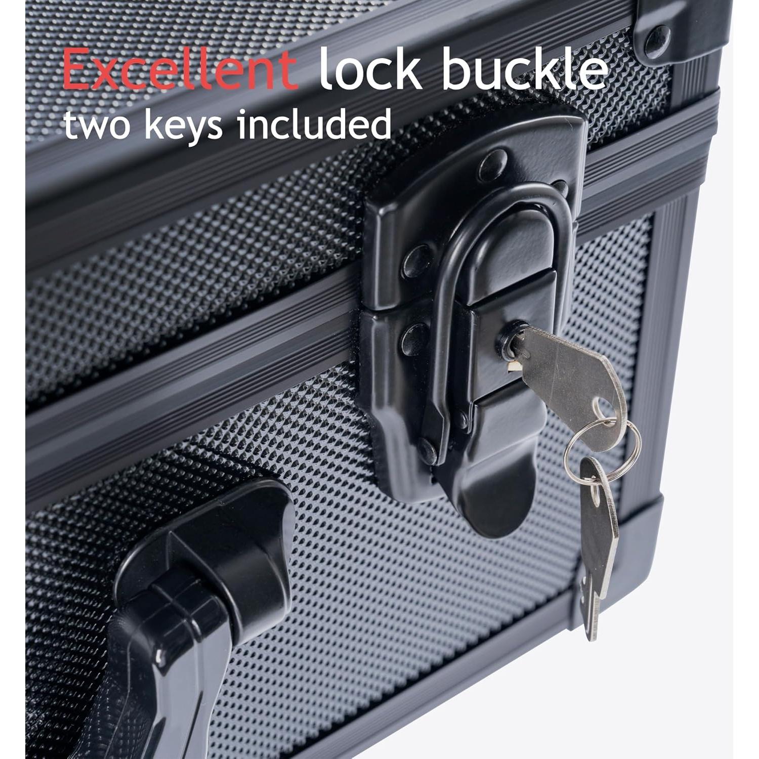 Caja de Almacenamiento para Cartas KUOOKING XL Negra 600 Toploaders