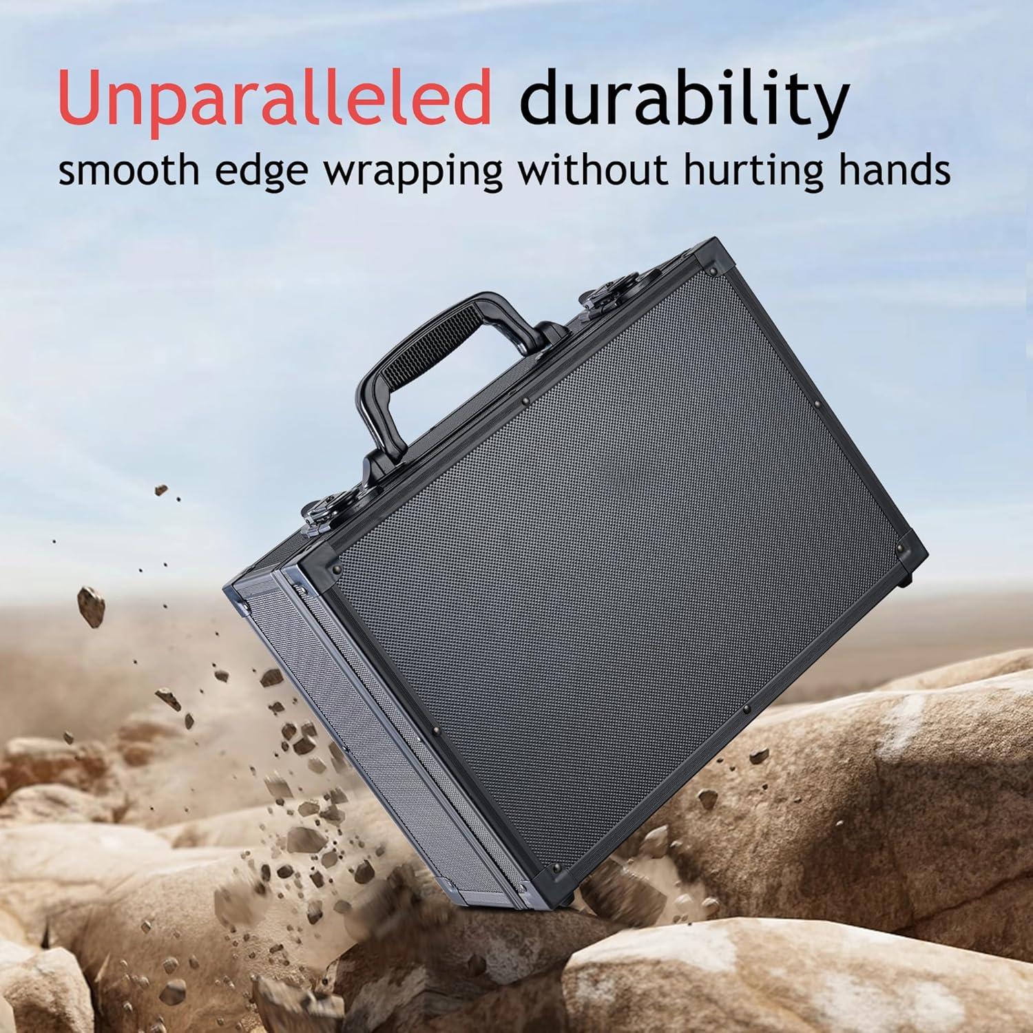 Caja de Almacenamiento para Cartas KUOOKING XL Negra 600 Toploaders