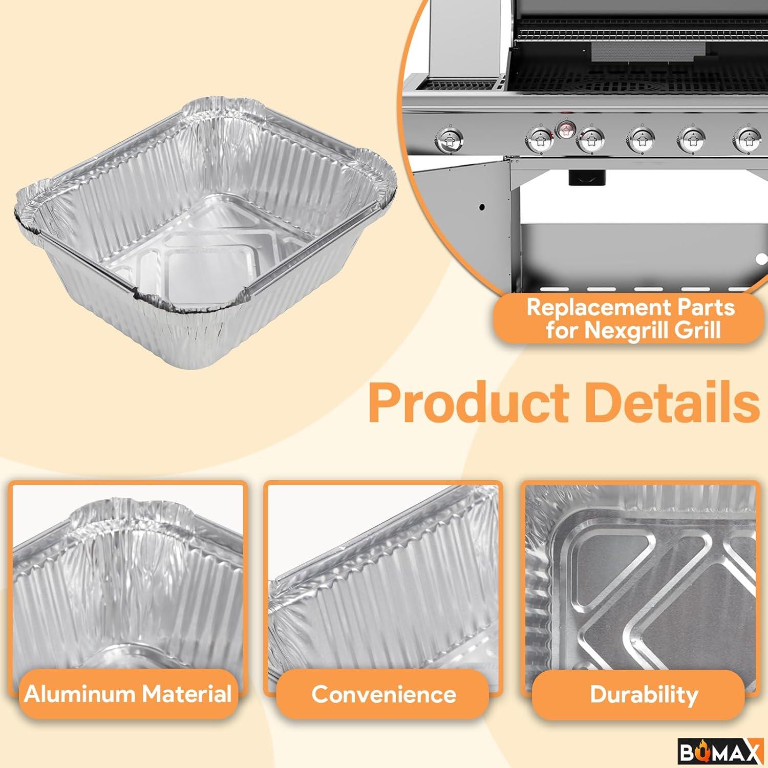 Forros de Bandeja de Goteo BQMAX para Nexgrill - Paquete de 20