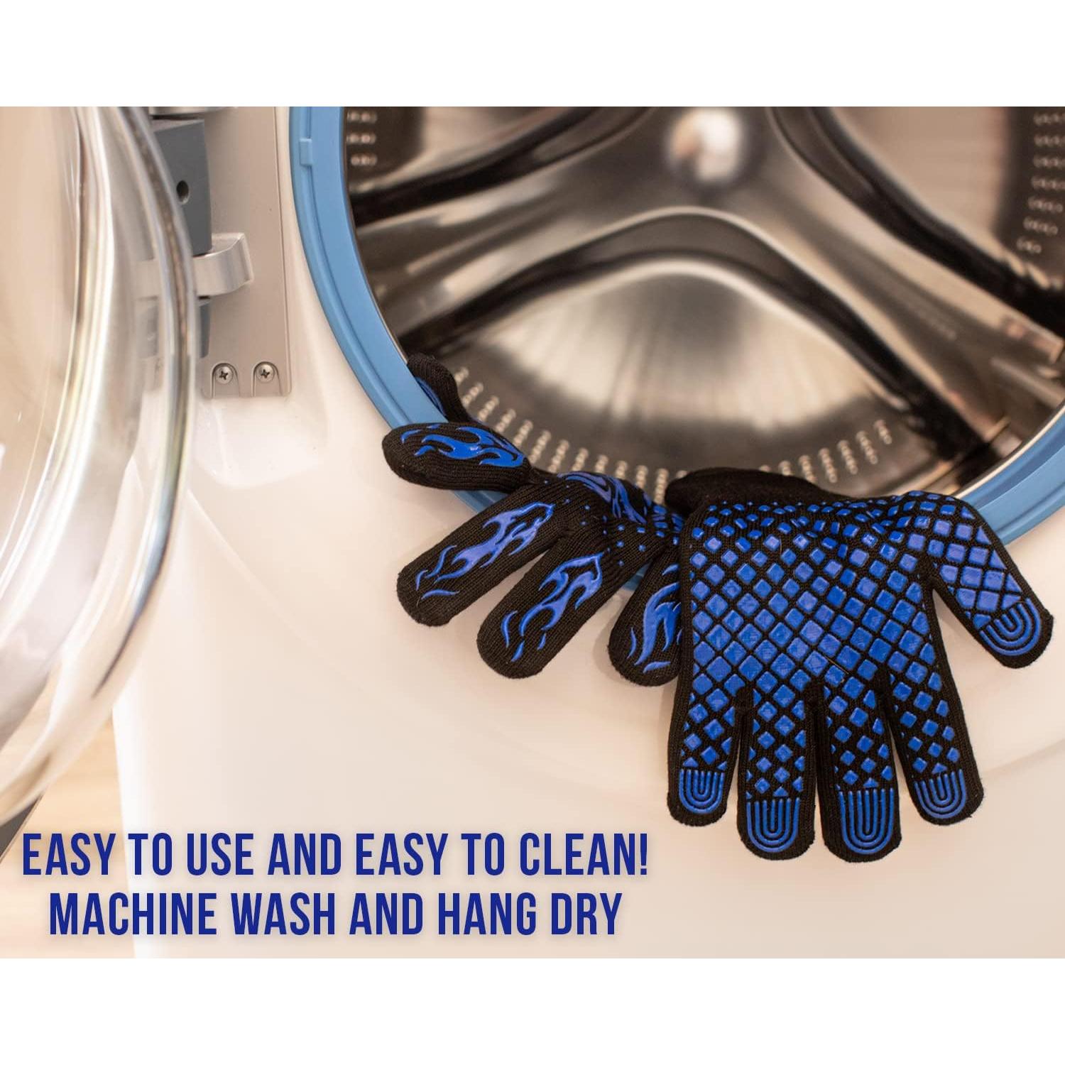 Guantes de BBQ AMZ BBQ CLUB resistentes al calor 800°C