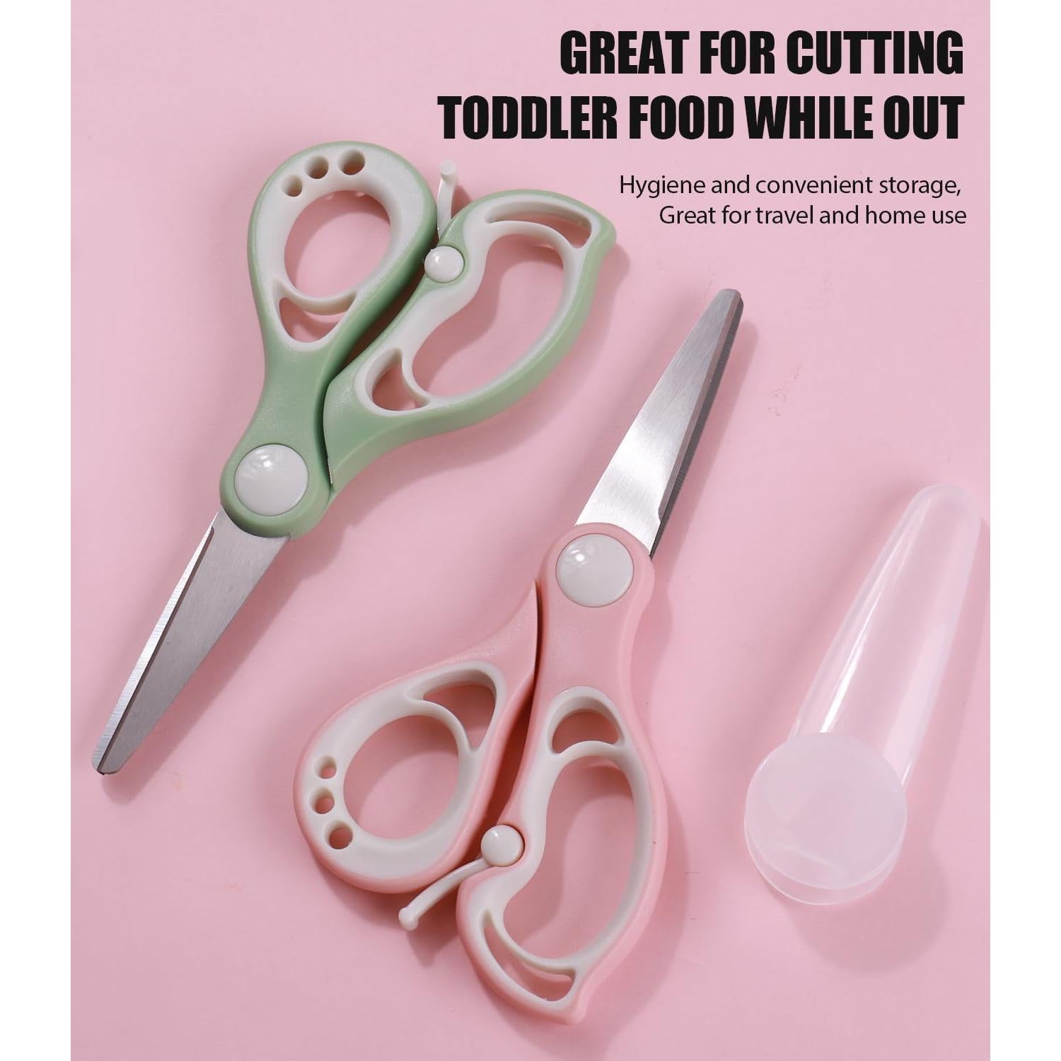 Tijeras de Cocina ARCHIKING para Bebés - 2 Paquetes con Estuche