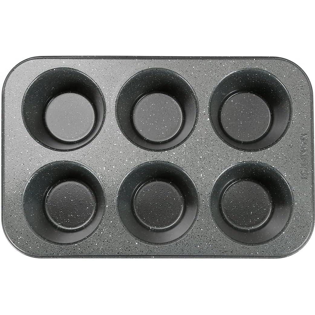 Sartén de Muffin Jumbo Monfish 6 Tazas Antiadherente