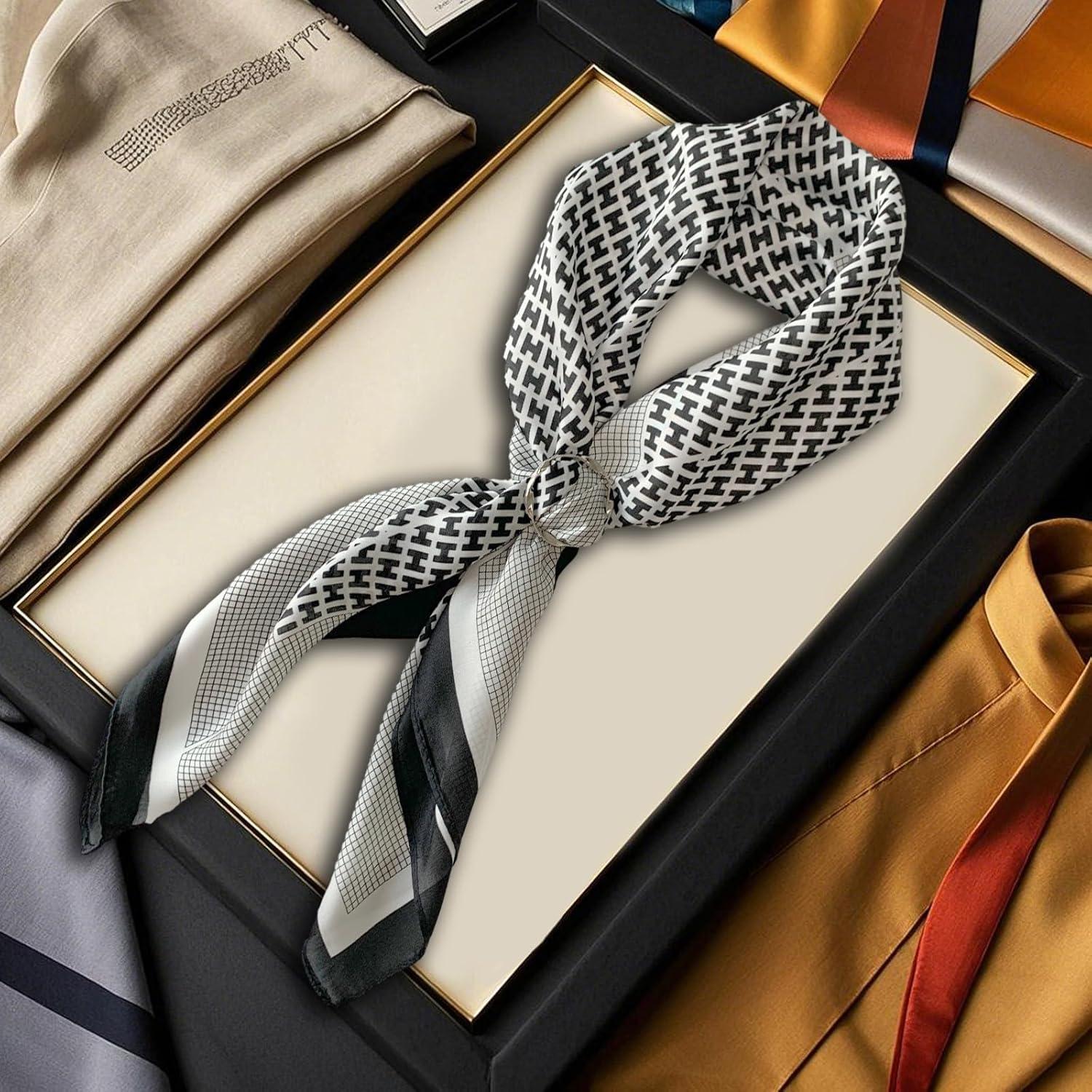 Bufanda de Seda de Morera 68x68 cm para Mujer - Accesorios de Moda