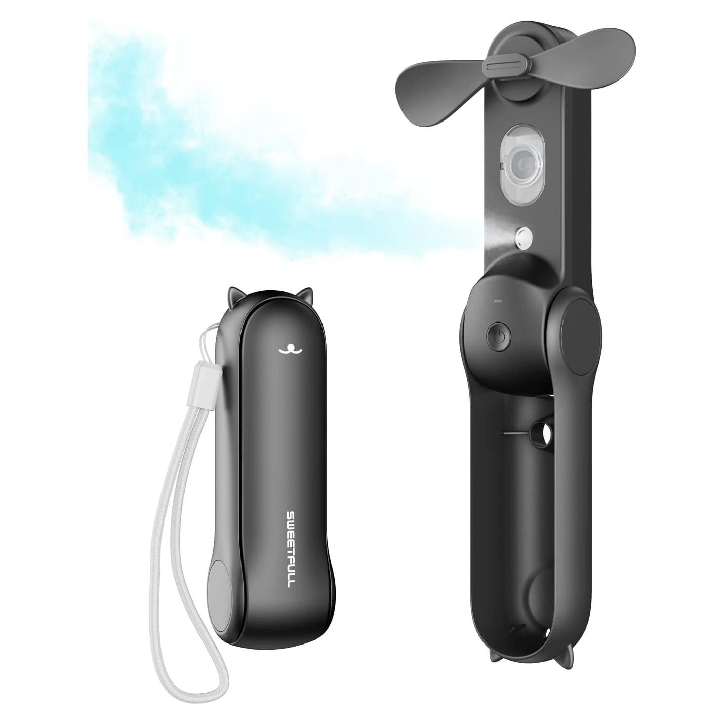 Ventilador Personal Portátil SWEETFULL S4 con Rocío y USB