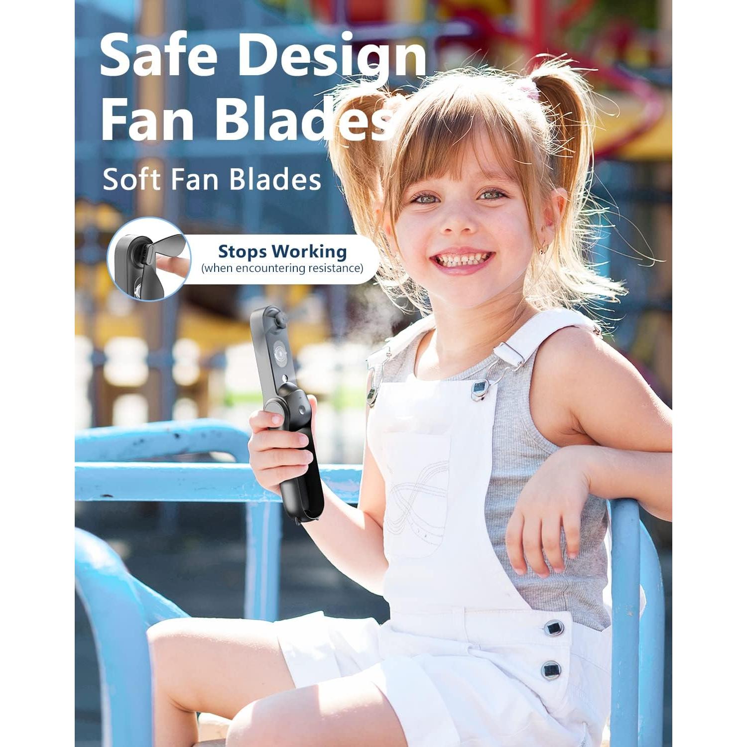 Ventilador Personal Portátil SWEETFULL S4 con Rocío y USB