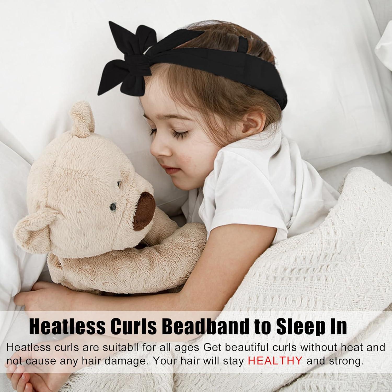 Rizadores de Cabello Sin Calor Ailsa - Set de 6 Piezas Negro