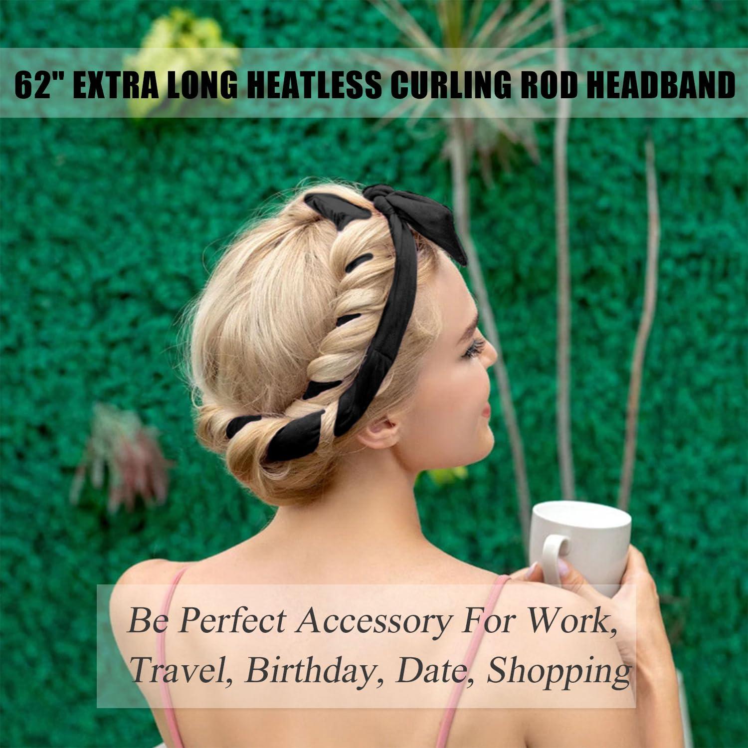 Rizadores de Cabello Sin Calor Ailsa - Set de 6 Piezas Negro