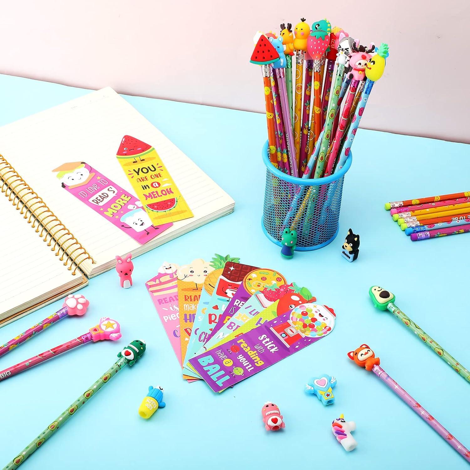 Juego de 128 Piezas de Lápices y Marcadores Aromáticos Outus