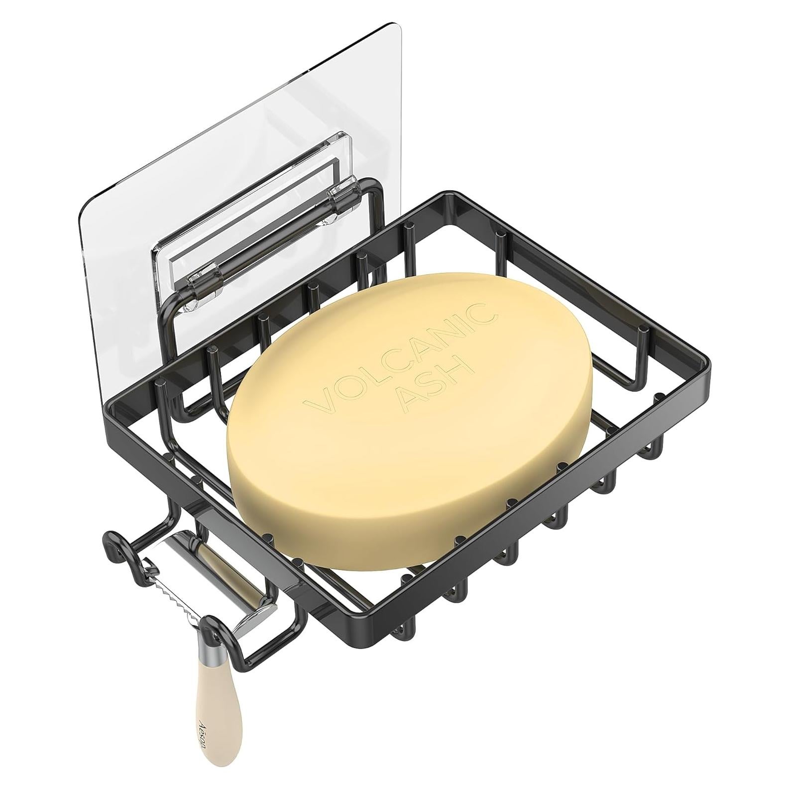 Soporte para Jabón Moforoco Negro de Acero Inoxidable