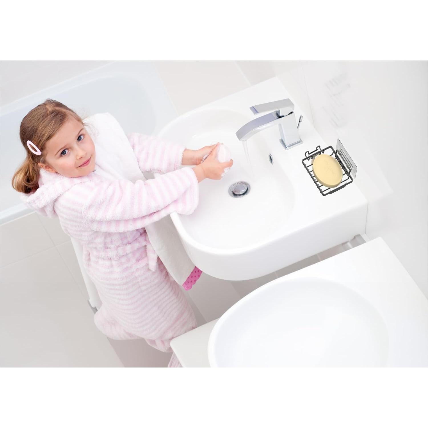 Soporte para Jabón Moforoco Negro de Acero Inoxidable