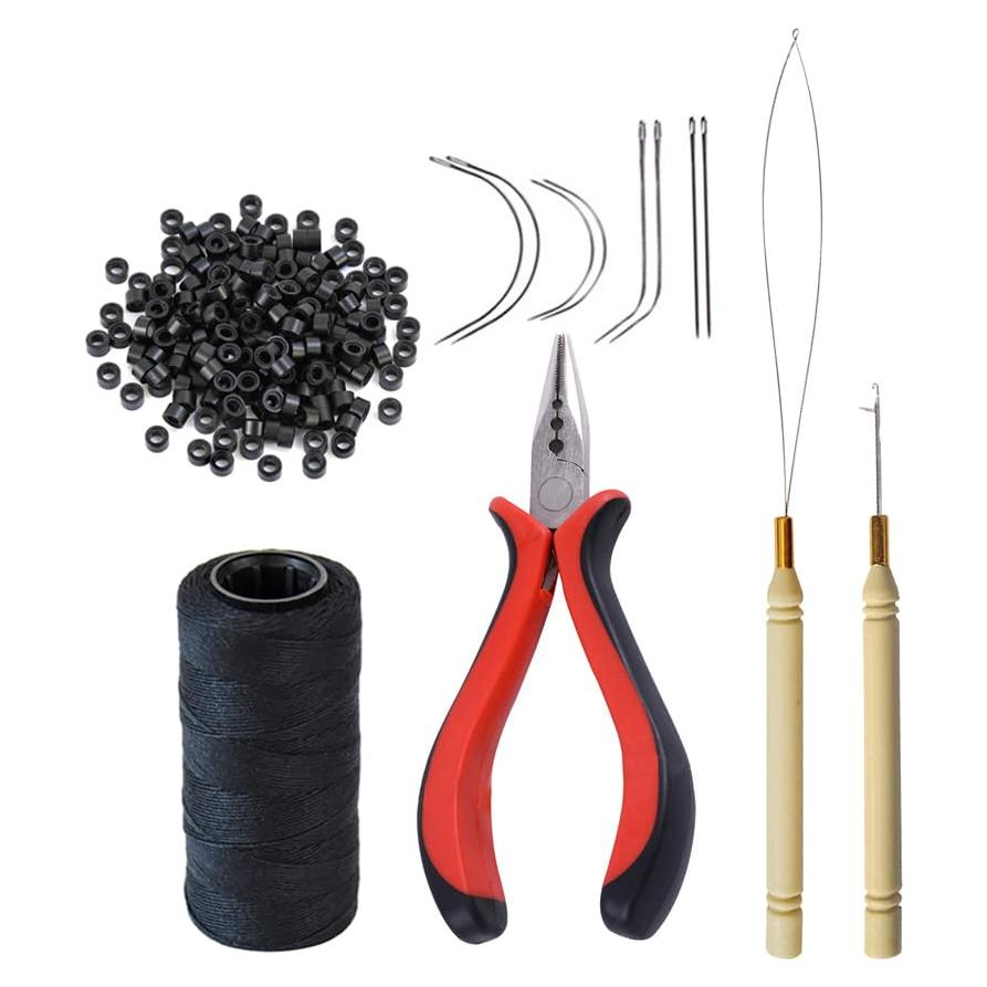 Kit de Herramientas para Extensiones de Cabello YANTAISIYU 200 Piezas