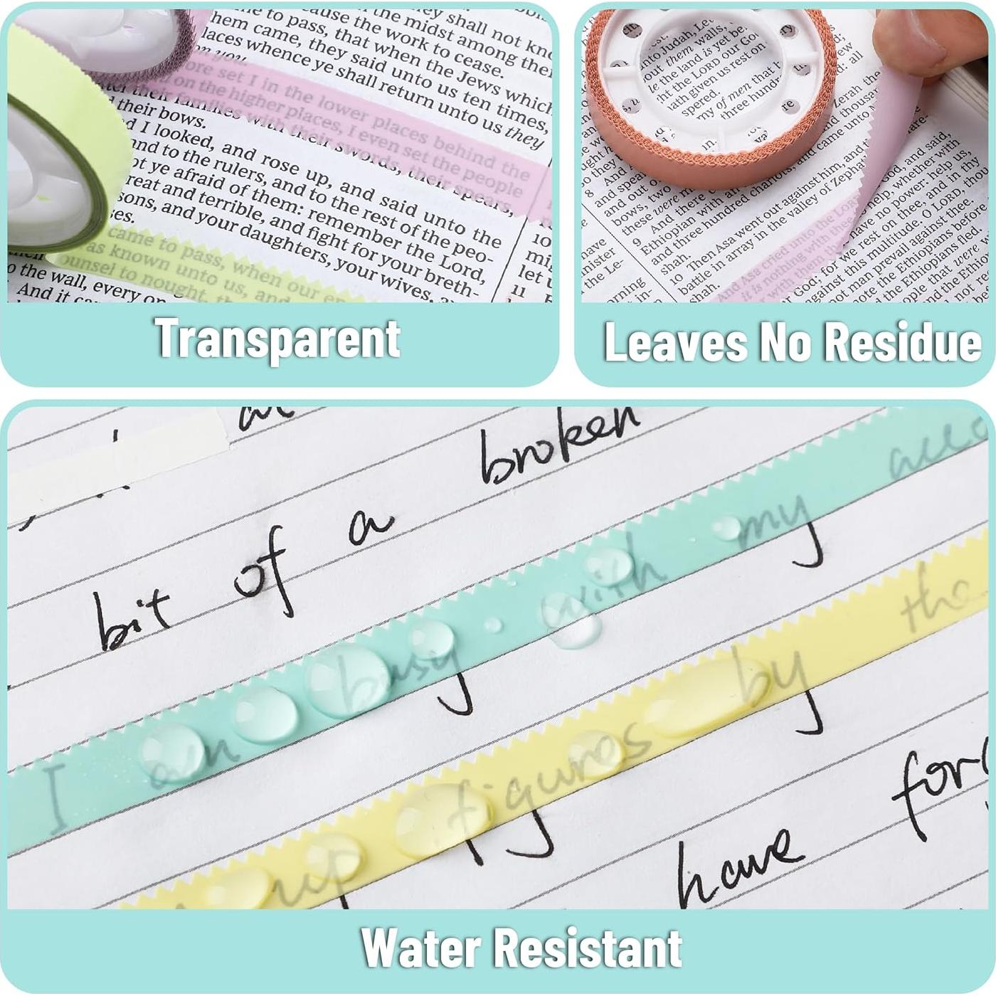 Cinta Resaltadora Mr. Pen Morandi, 12 Rollos, 0.79 cm x 5.03 m