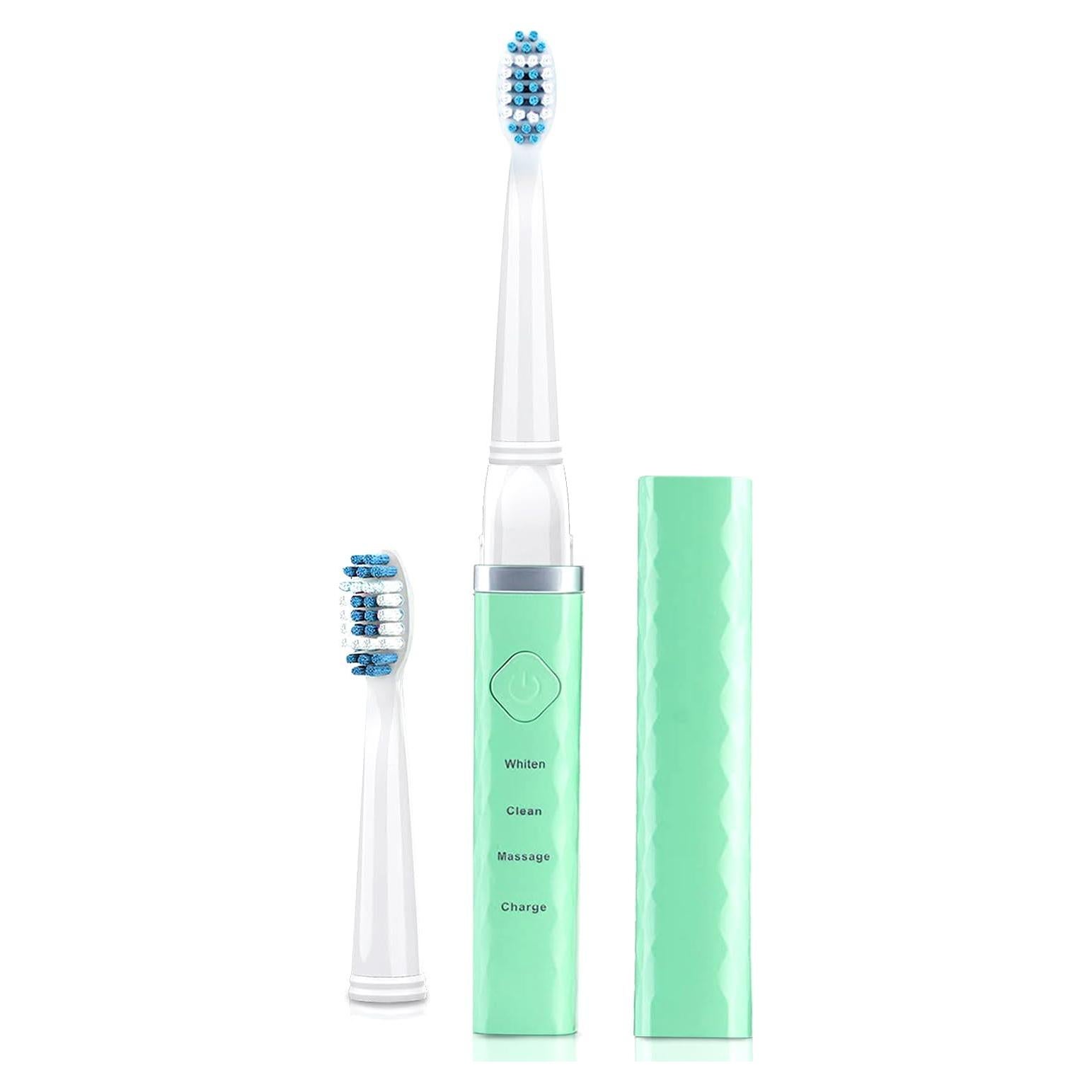 Cepillo de Dientes Sónico Recargable Pop Sonic Verde - 40,000 Movimientos/Minuto