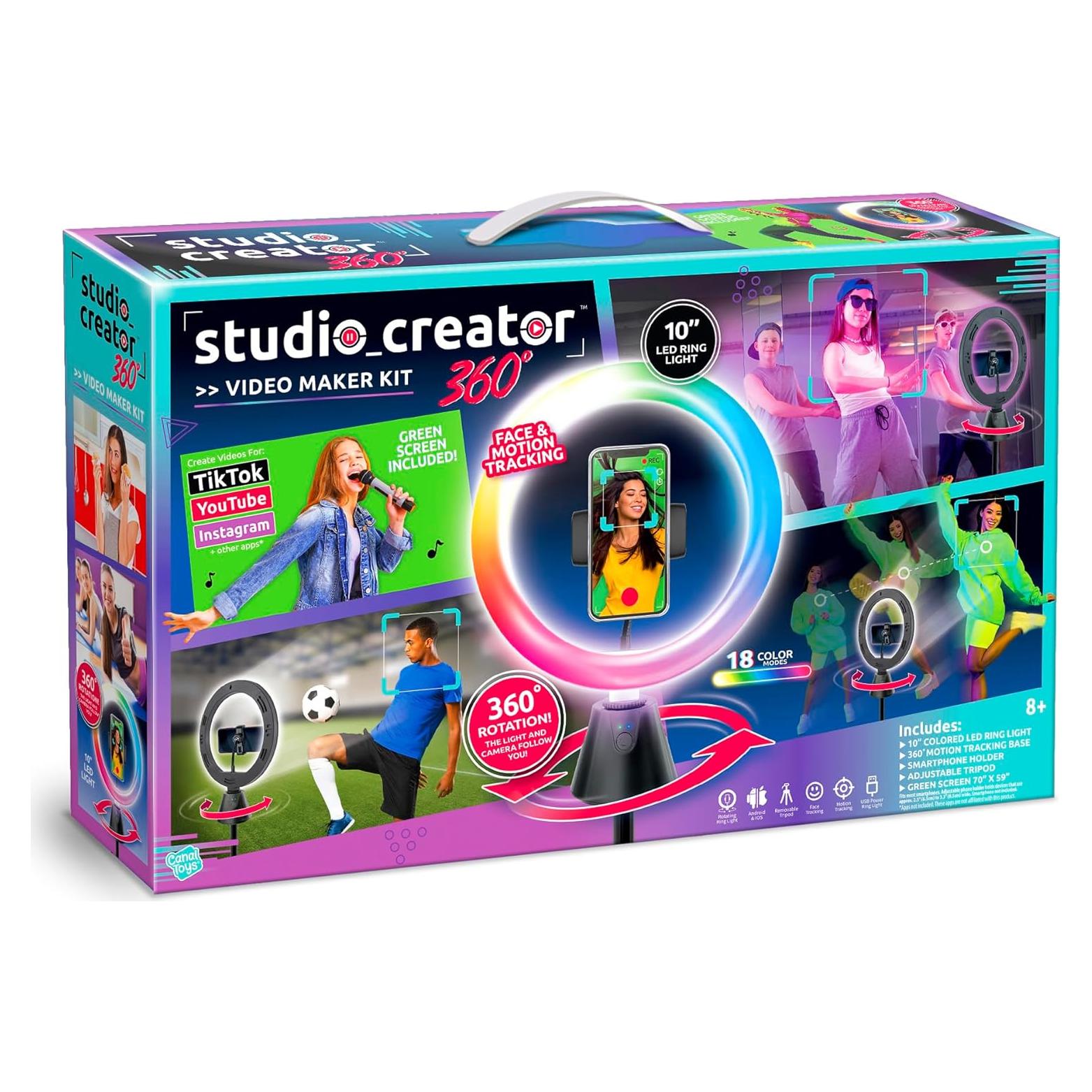 Kit de Fabricación de Videos 360 Canal Toys, Pantalla Verde