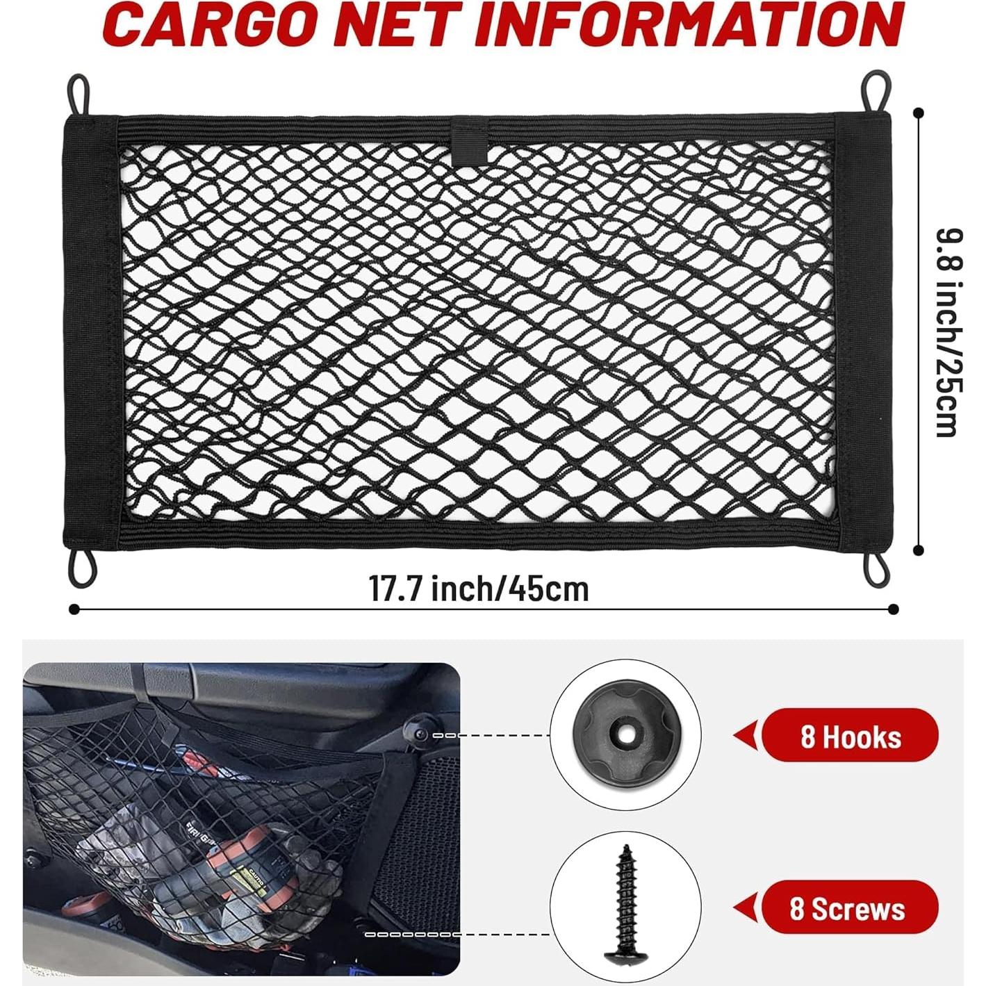 Red de Carga Elástica RED WOLF 45x25 cm para Maletero SUV