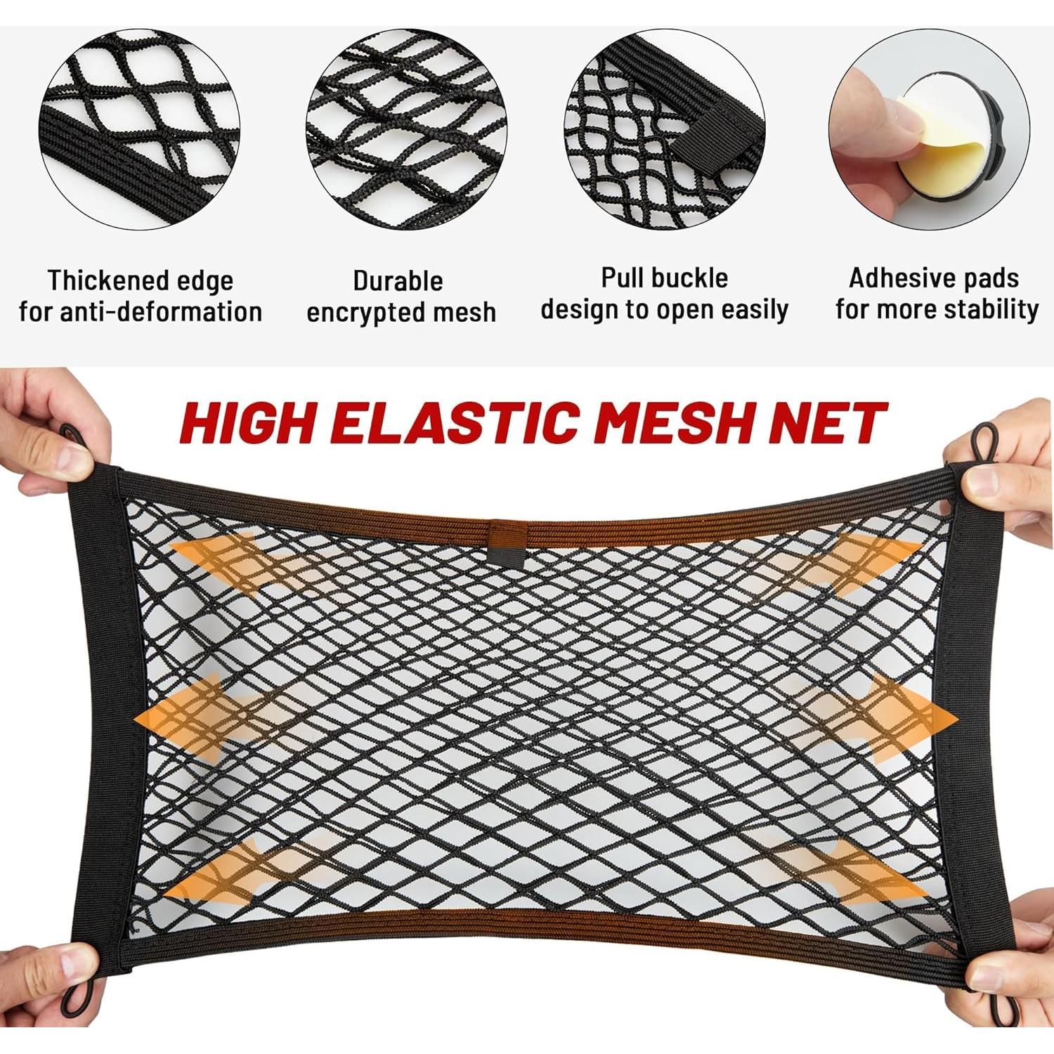 Red de Carga Elástica RED WOLF 45x25 cm para Maletero SUV