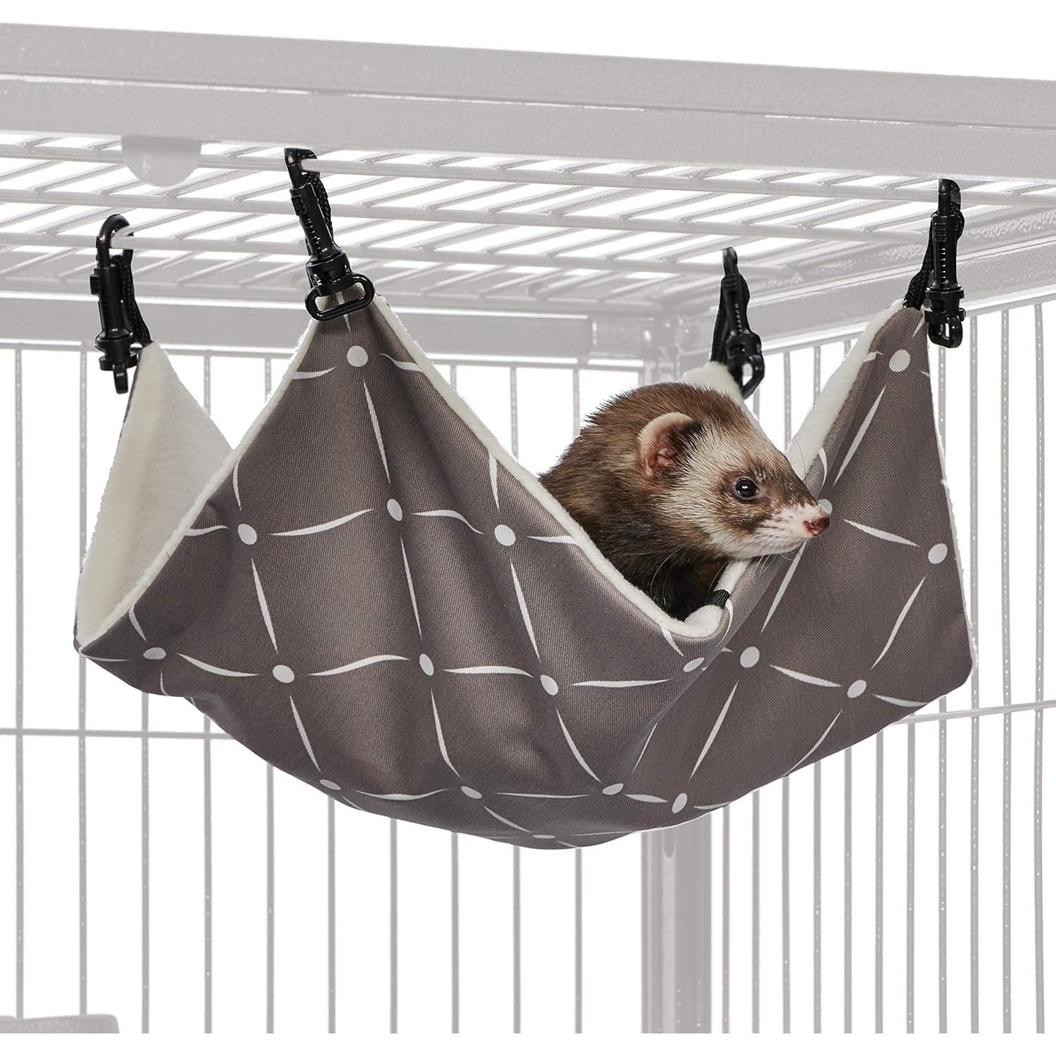 Kit de Accesorios Ferret Nation MidWest Homes - 2 Cubiertas y Hamaca