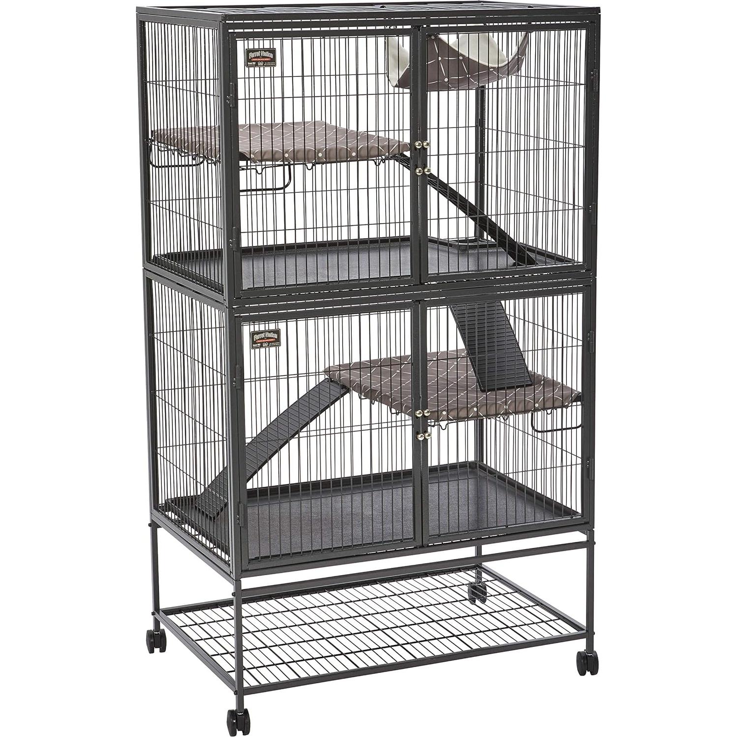 Kit de Accesorios Ferret Nation MidWest Homes - 2 Cubiertas y Hamaca