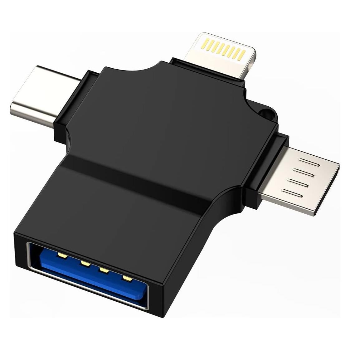 Adaptador USB C OTG 3 en 1 Kefiany para iPad y Android