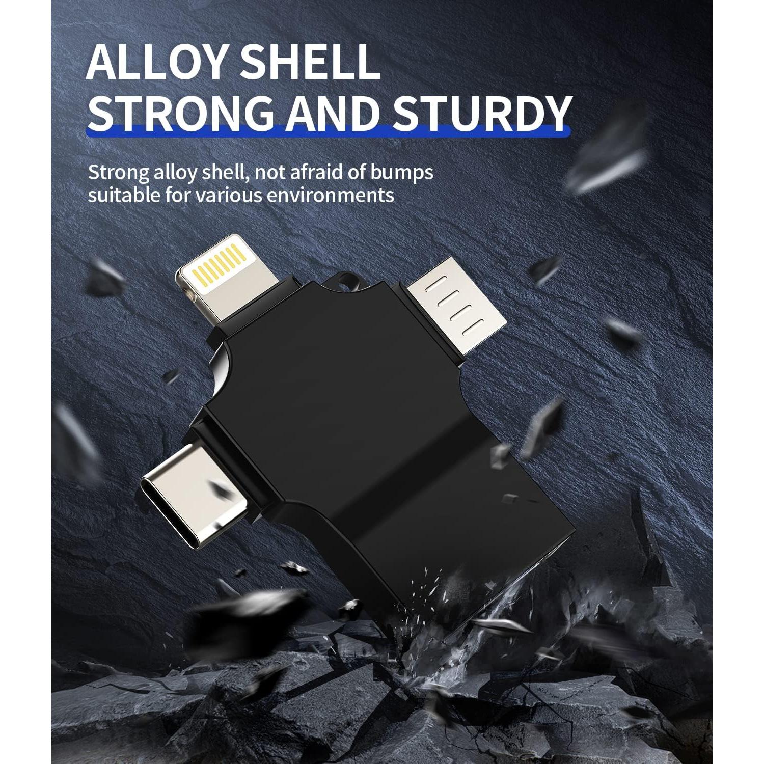 Adaptador USB C OTG 3 en 1 Kefiany para iPad y Android